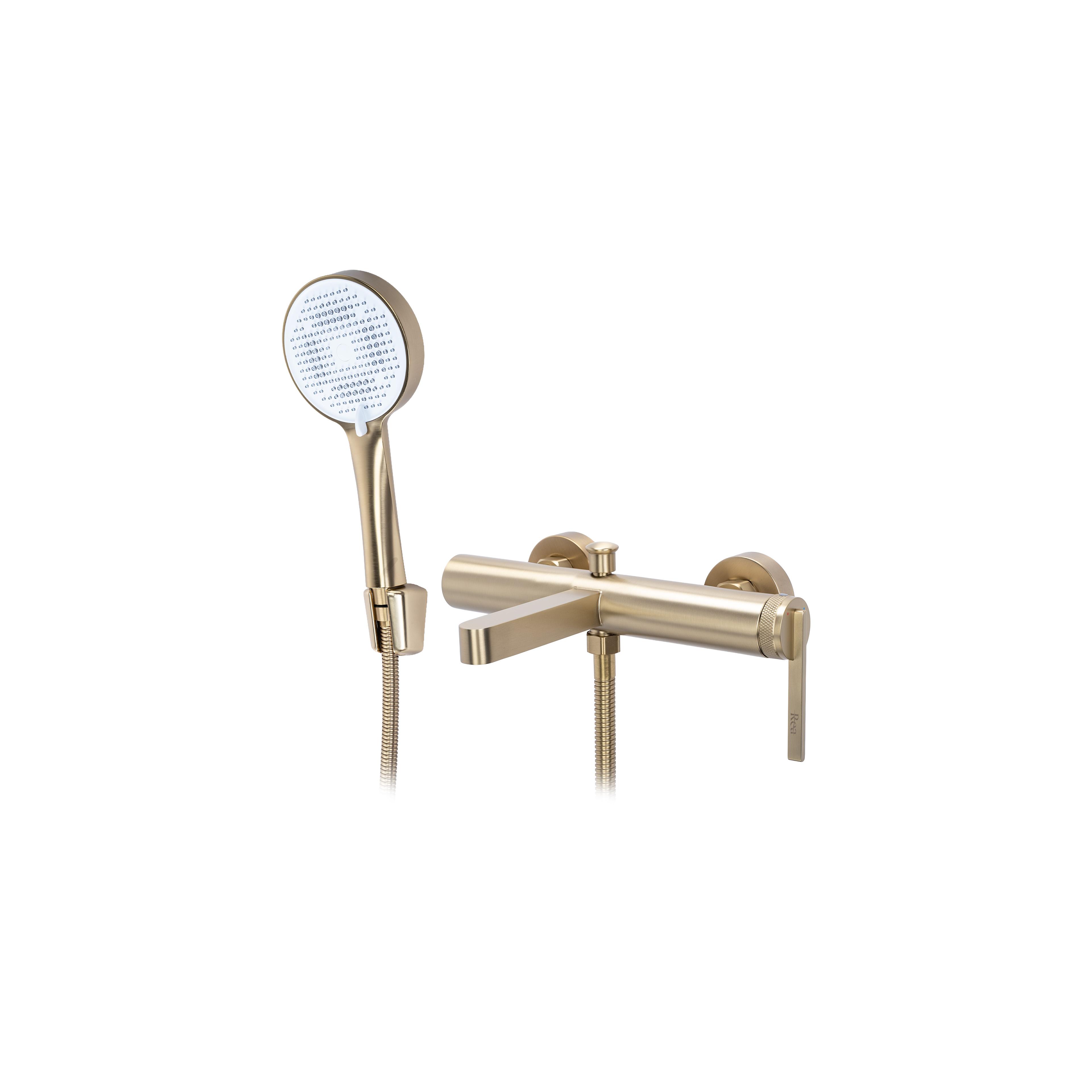 Rubinetto da vasca REA Grace Brush Gold