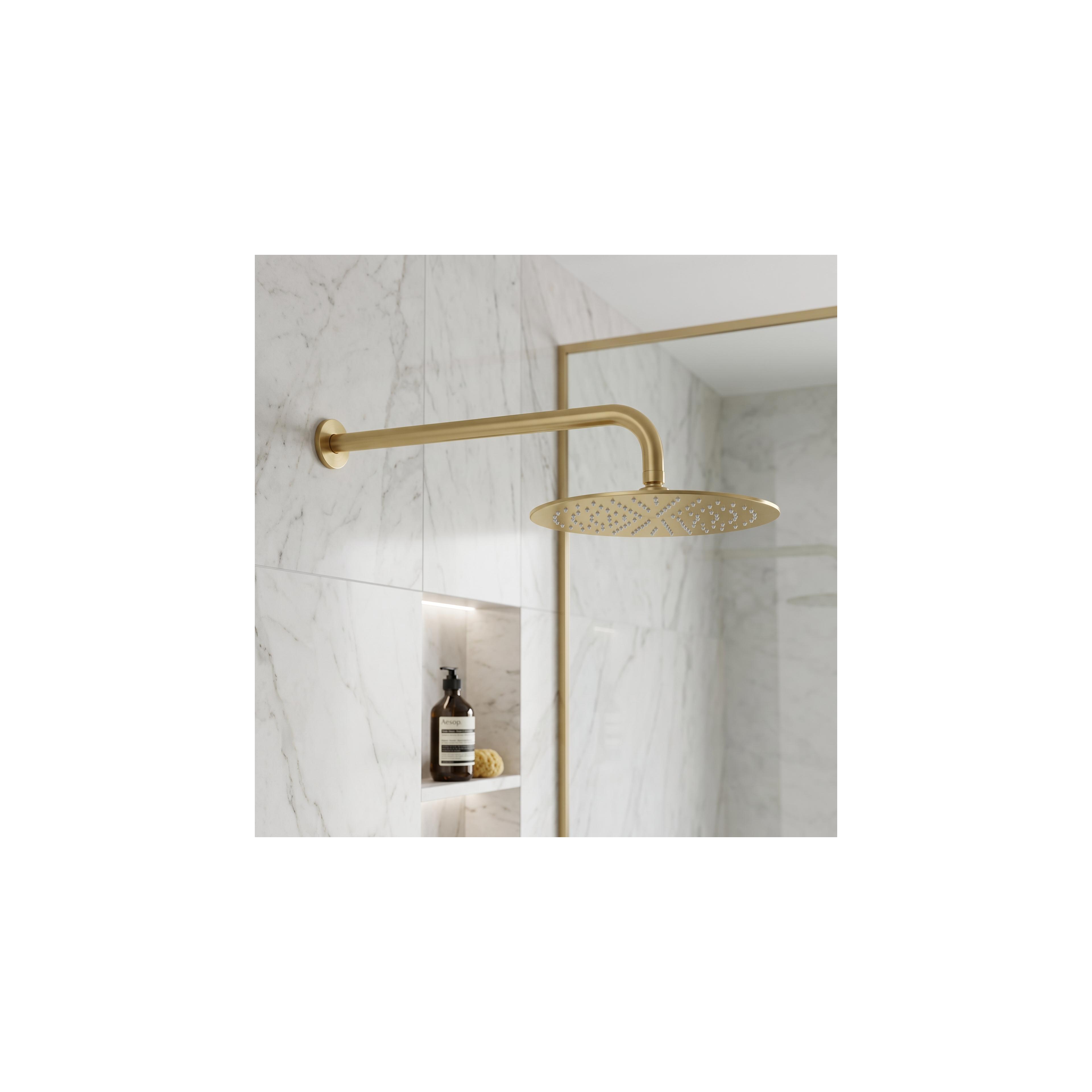 Bras de douche rond REA JS-9021 40cm Brush gold