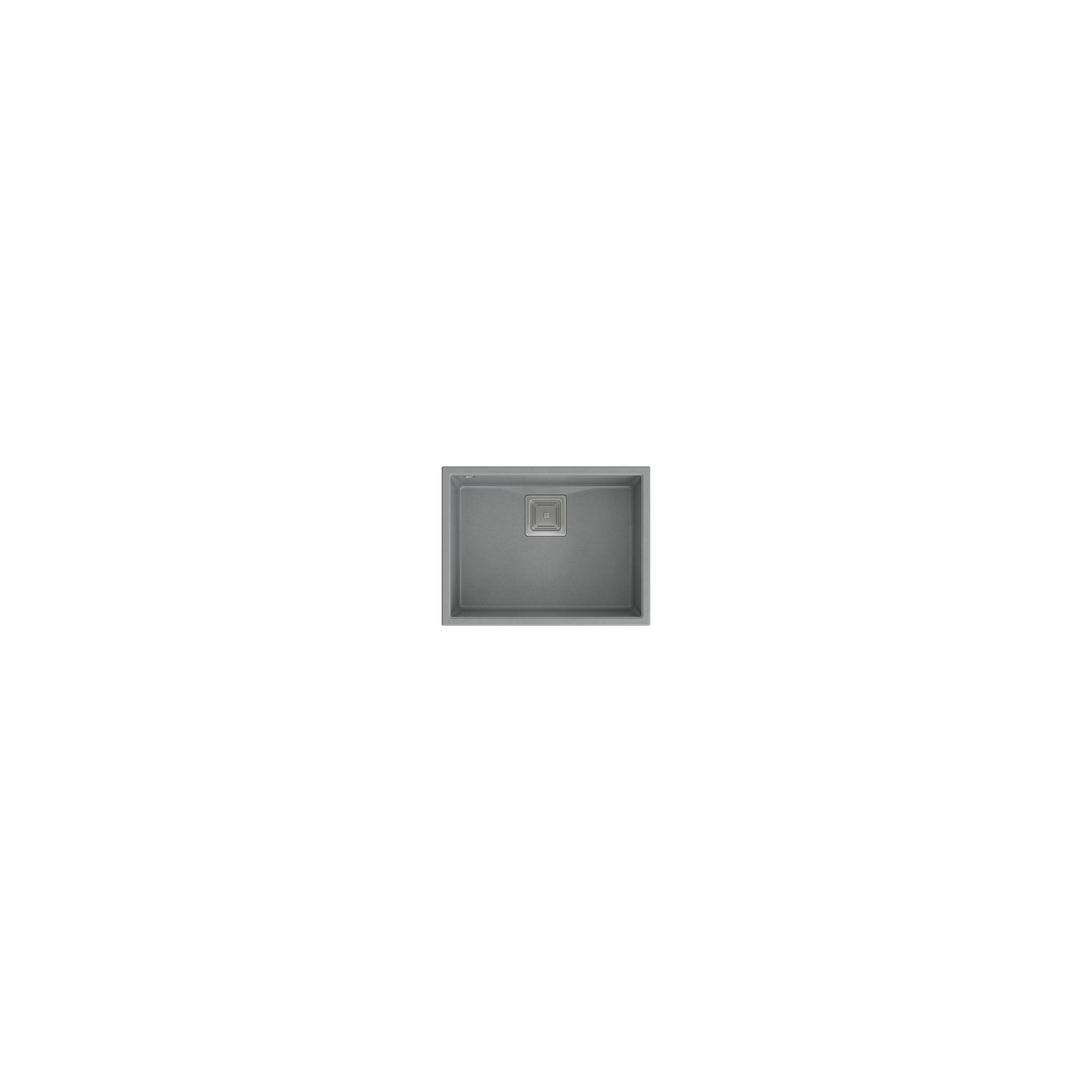 granitový drez DAVID 50 Grey  Metallic