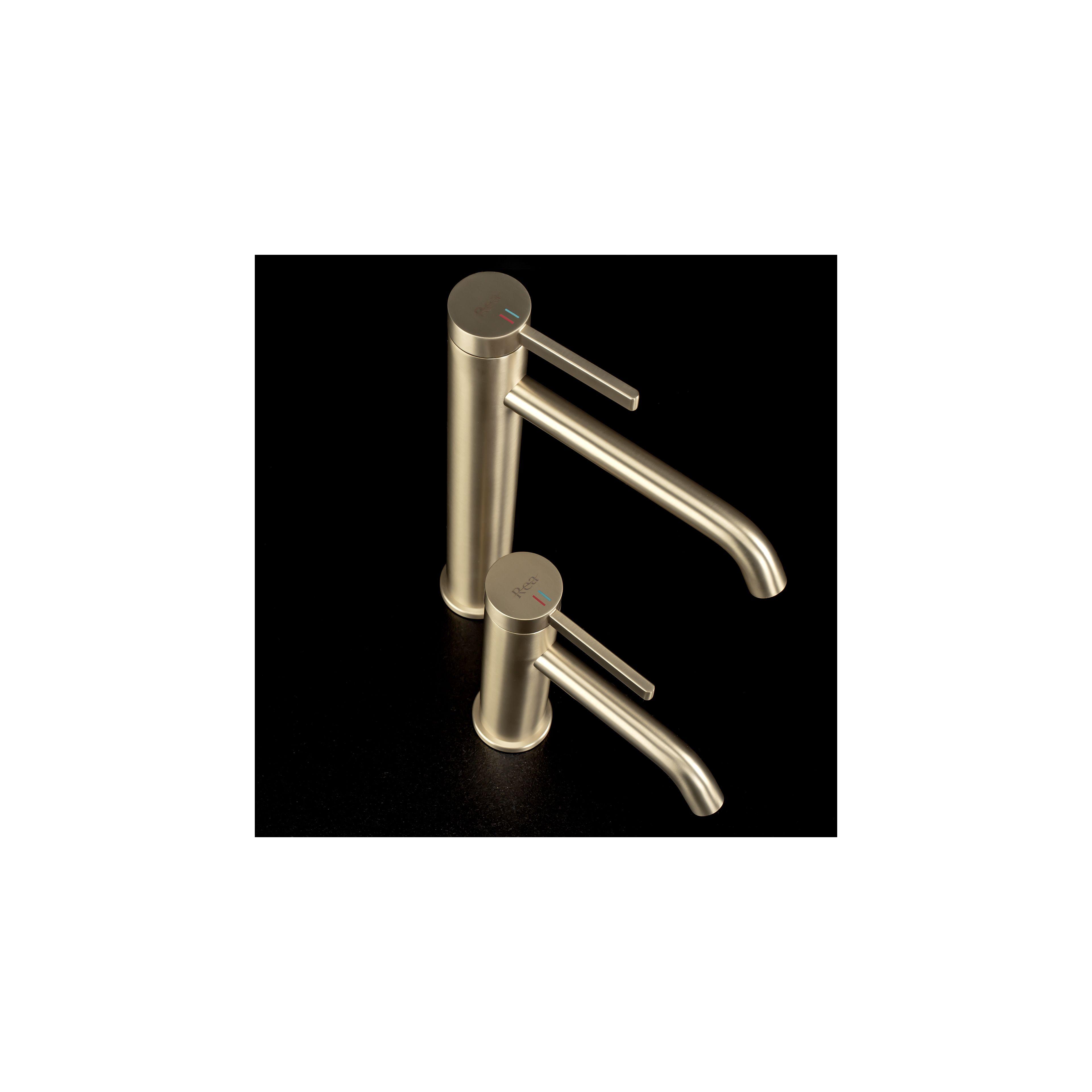 Kylpyhuoneen sekoitin REA Rivo Brush Gold