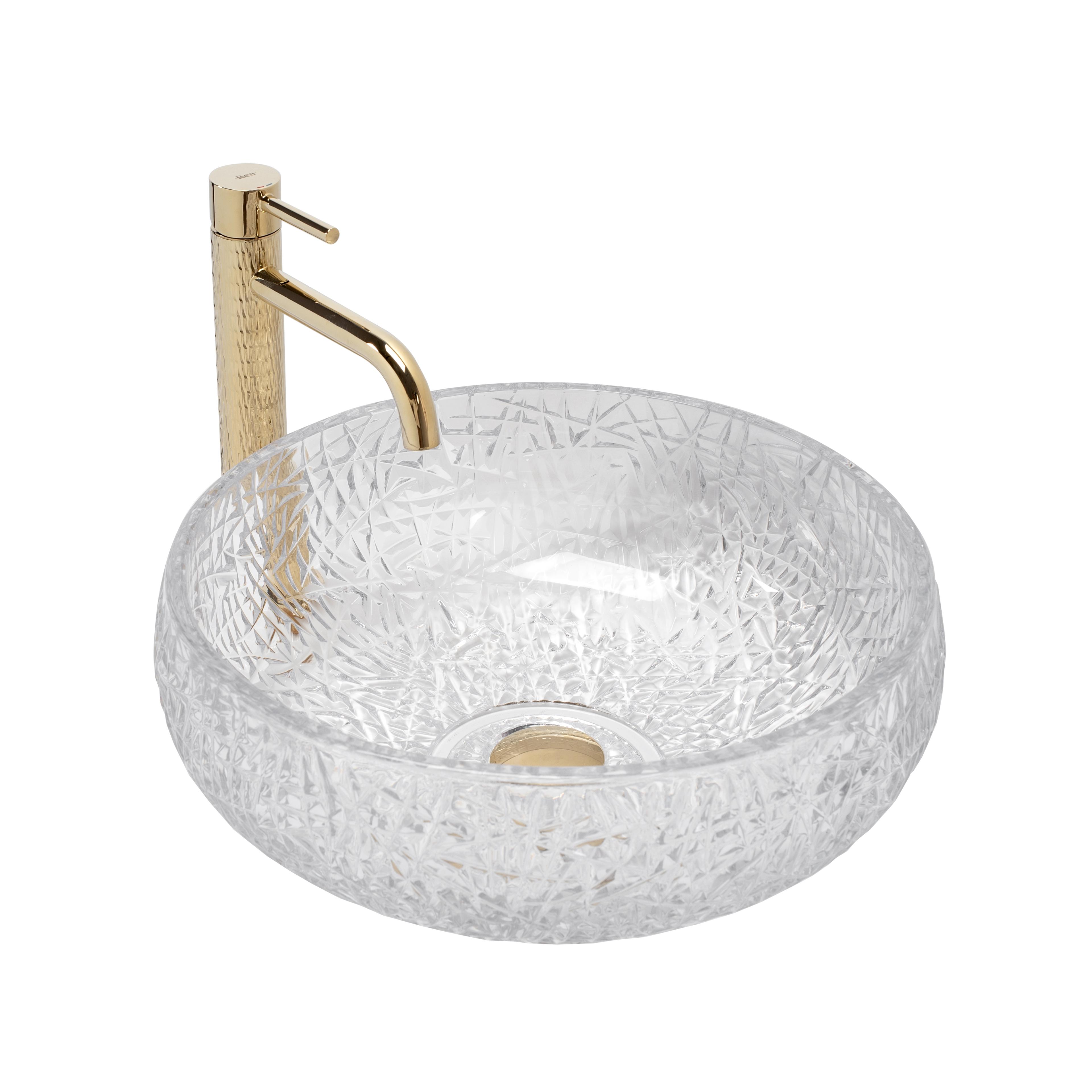 Pultos mosdókagyló REA ICE CRISTAL