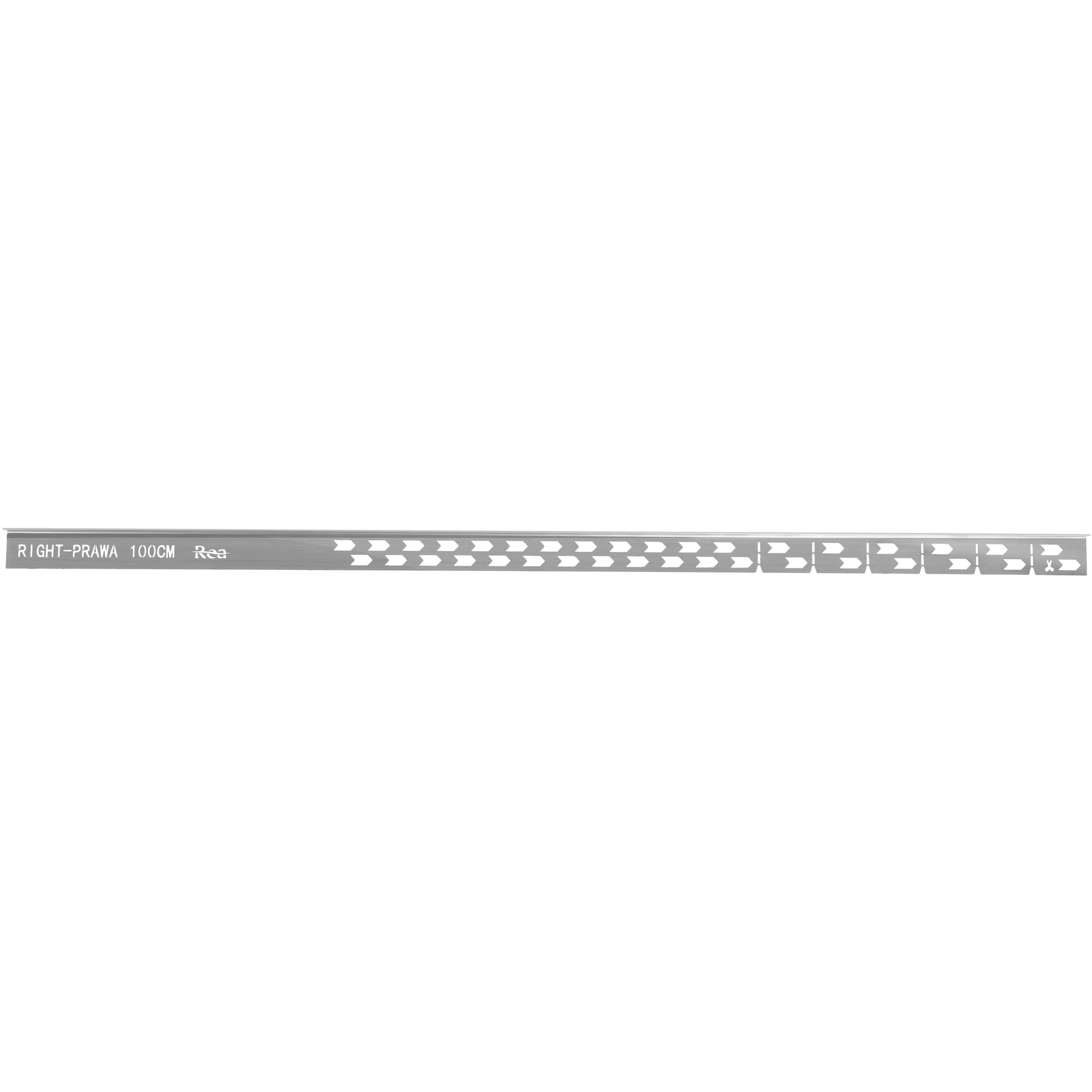 Listwa spadkowa brodzikowa 100cm Brush nickel
