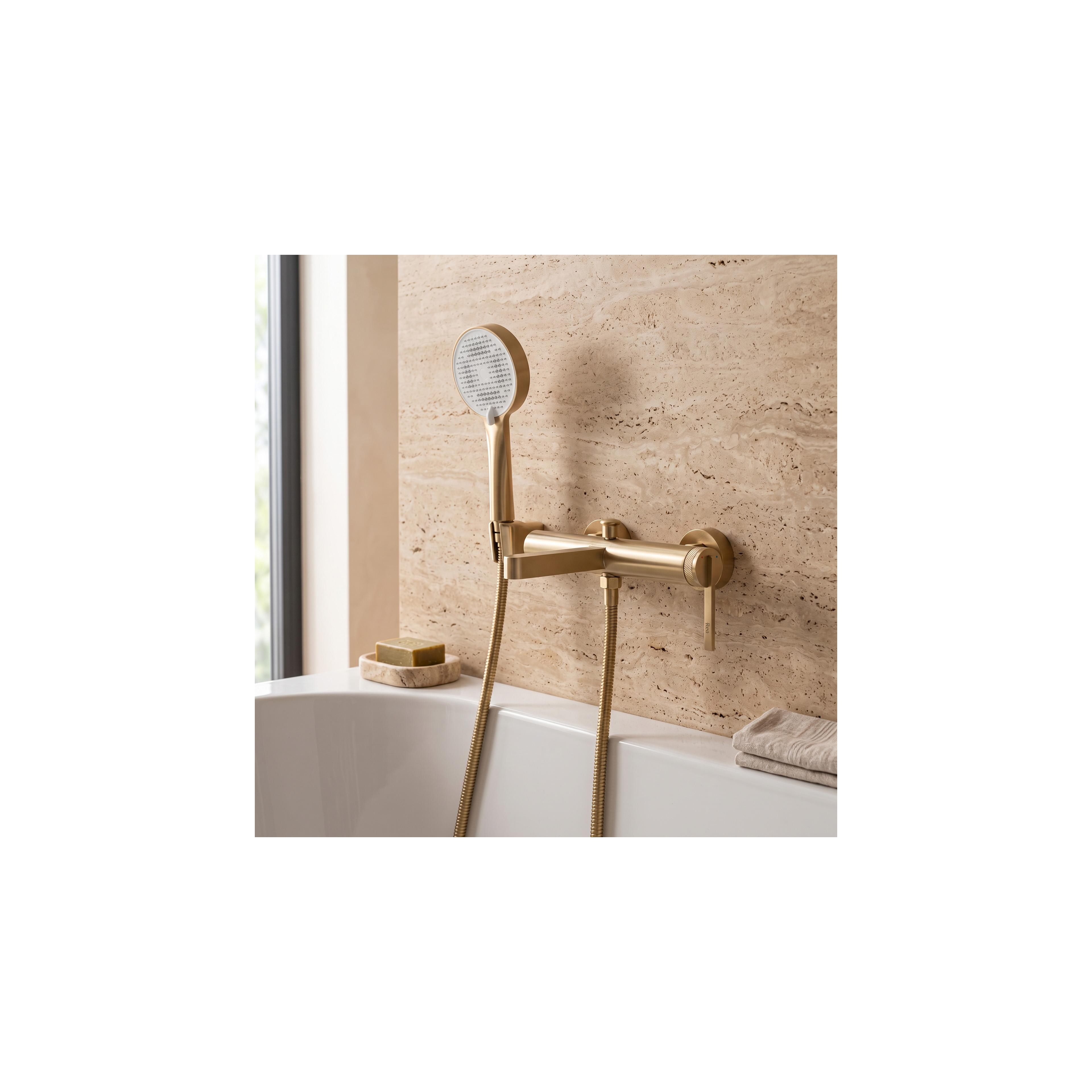 Rubinetto da vasca REA Grace Brush Gold