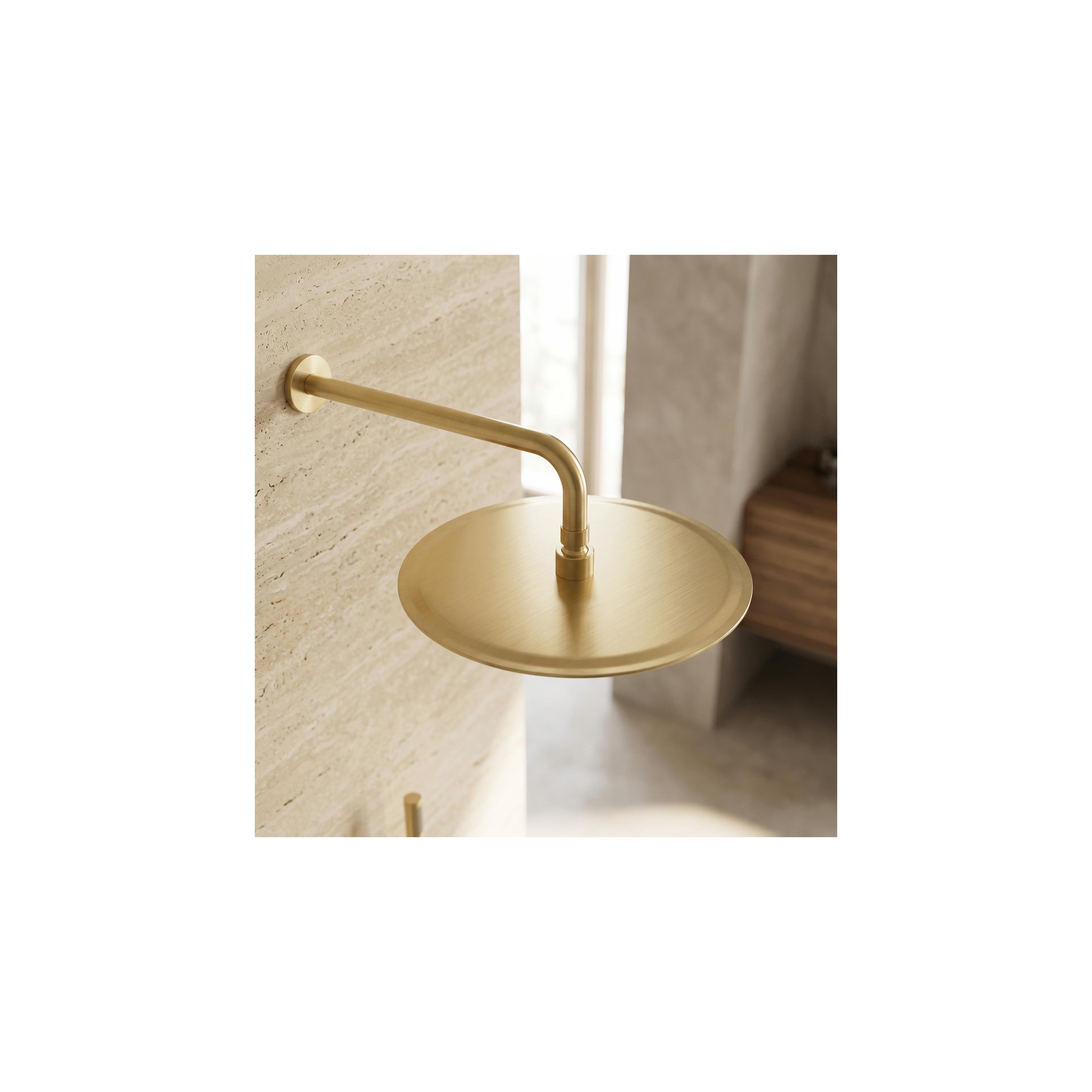 Runde Regendusche REA JS-P014BG 30cm Brush Gold