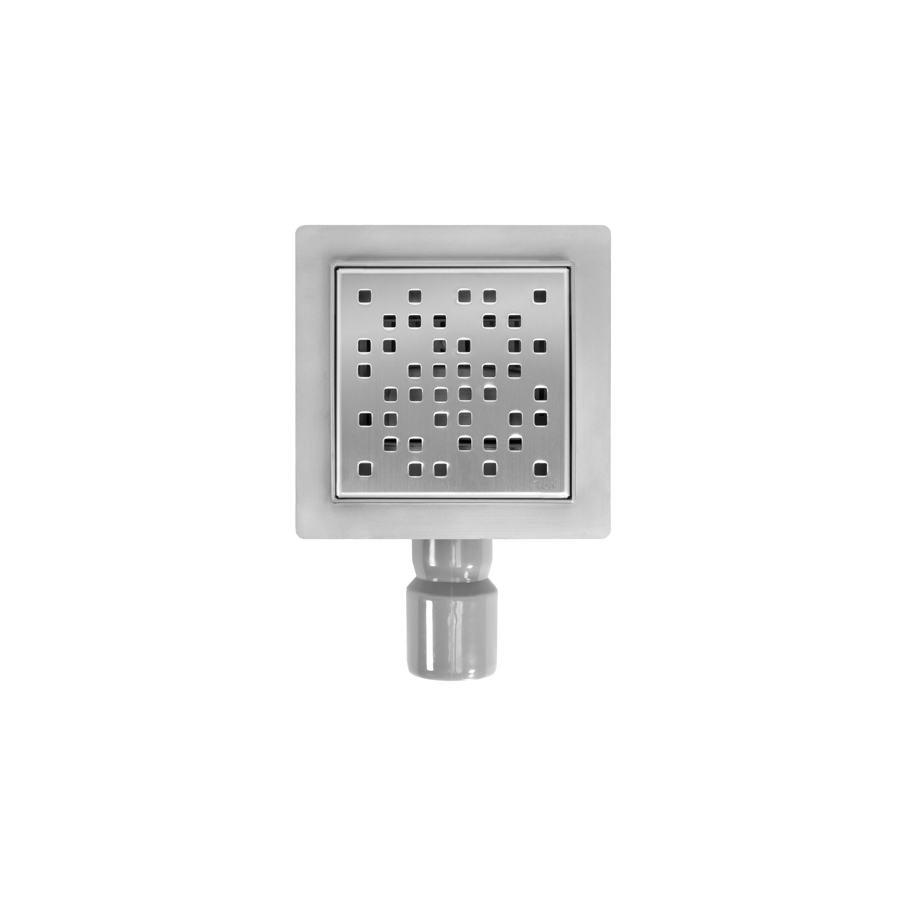 Drain linéaire REA DOTS Nickel Brush 12x12