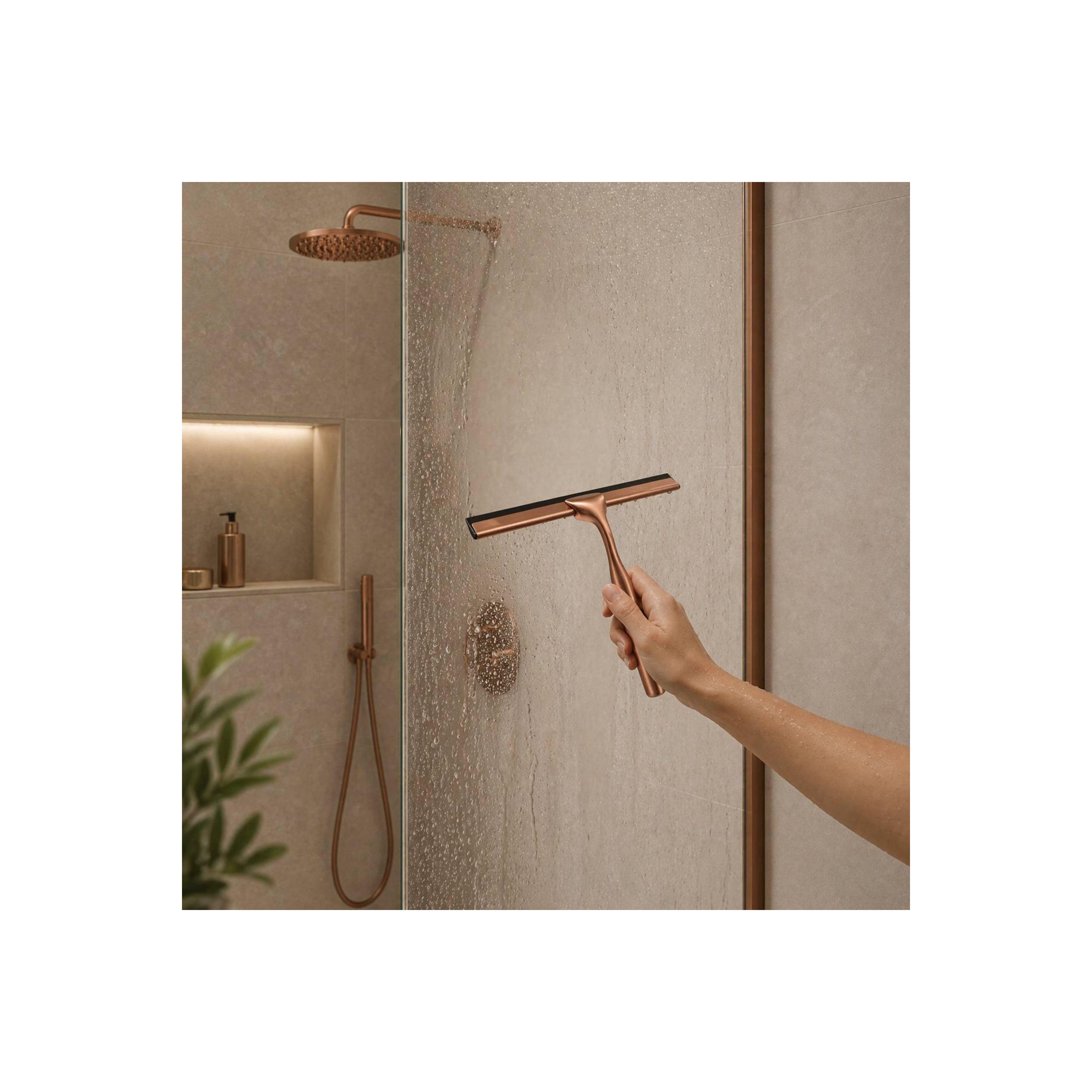 Bathroom squeegee Brush Copper