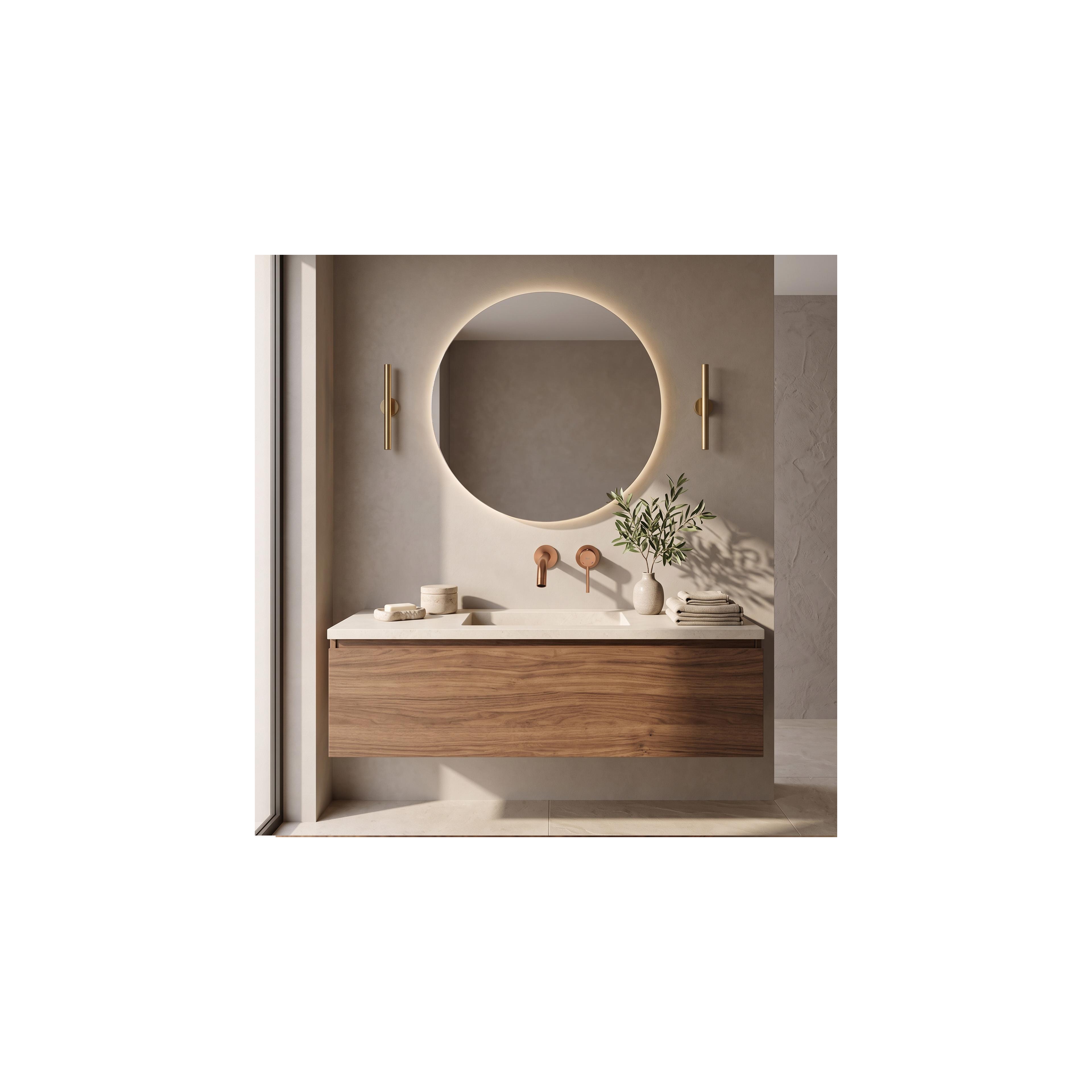 Wall Mounted faucet Rea Clif Brush Copper