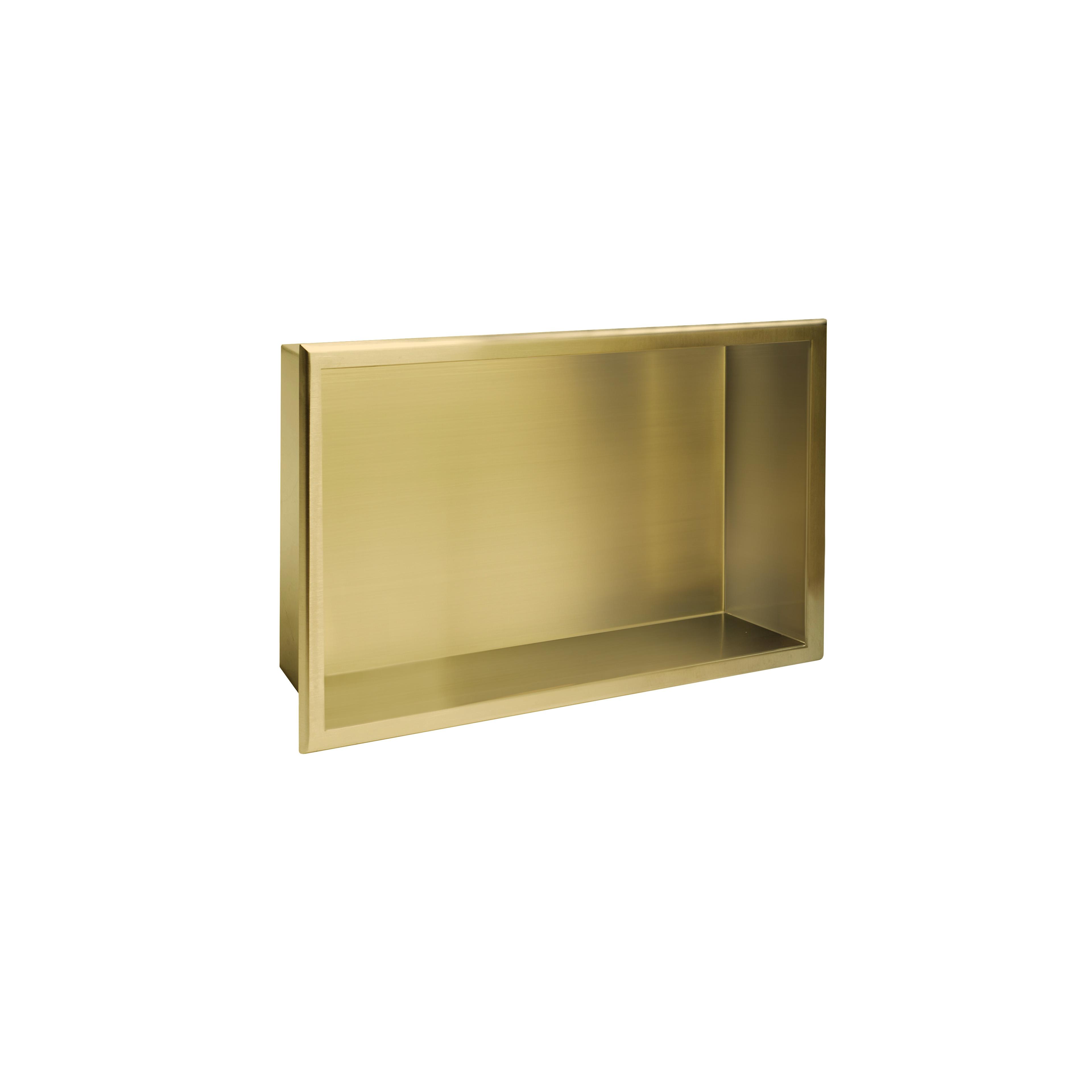 PRATELEIRA DE CASA DE BANHO 30x45, ouro escovado