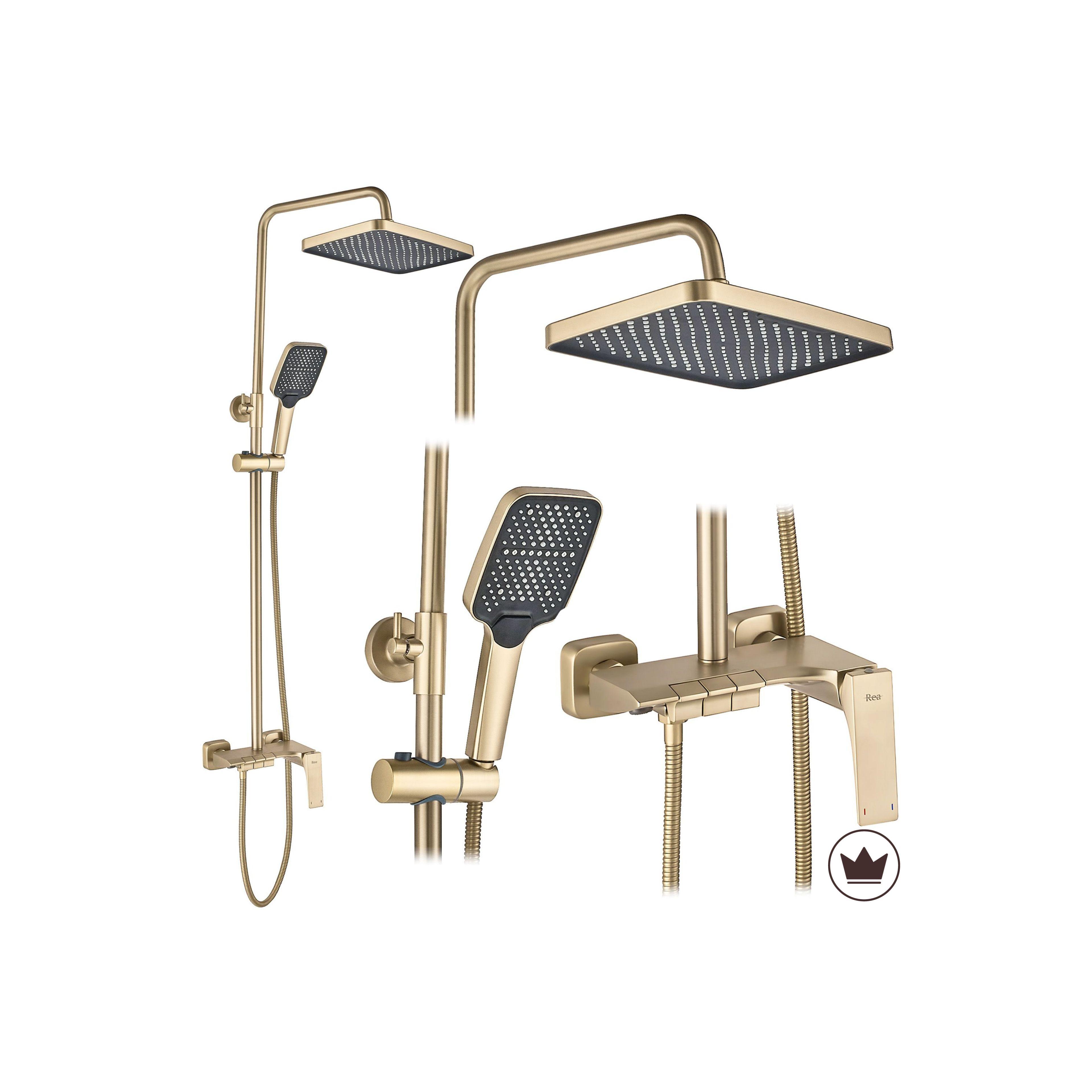 Tuš set PREMIUM REA JOE Brush Gold