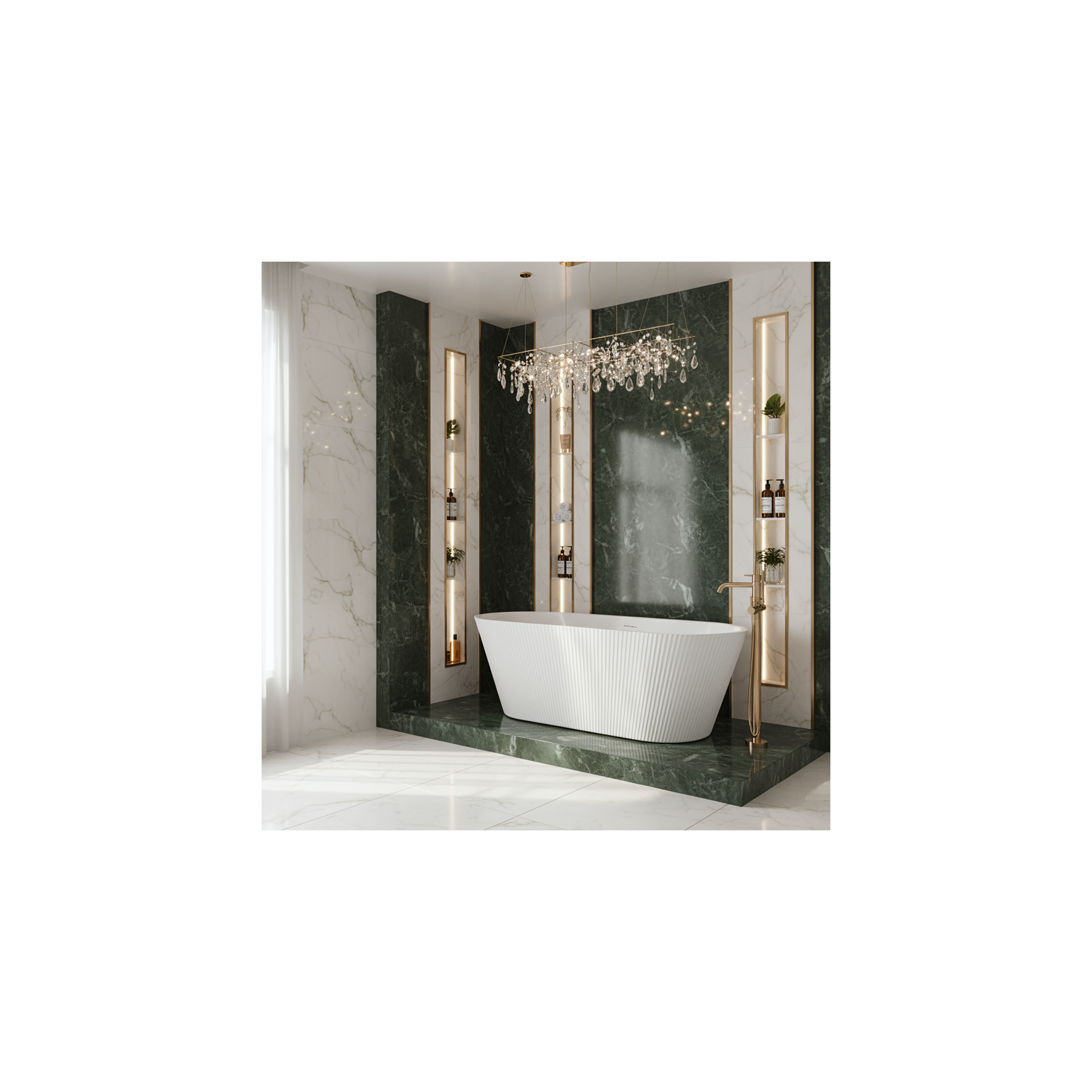 Freestanding Acrylic Bathtub OFELIA 170