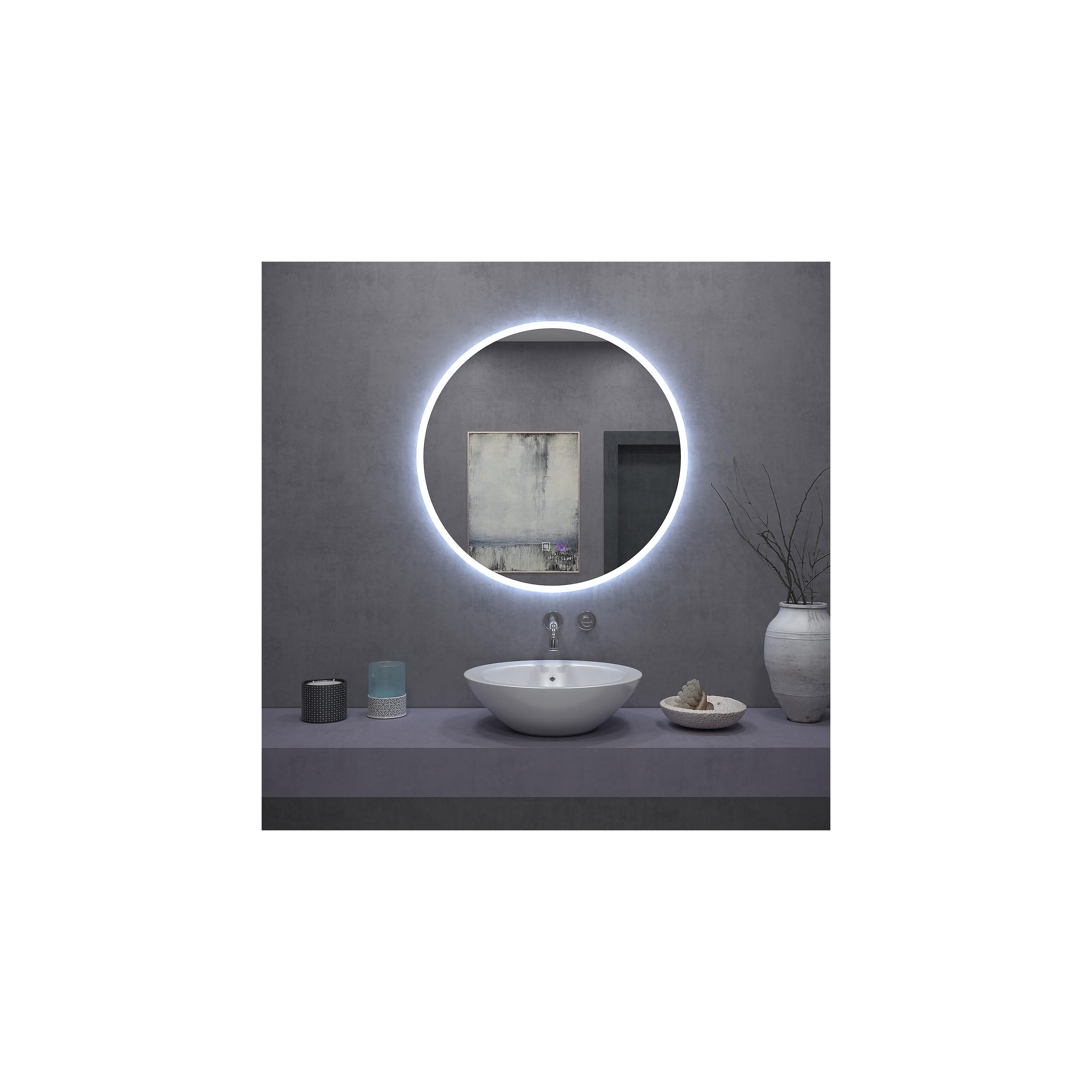 Miroir LED 60cm H108