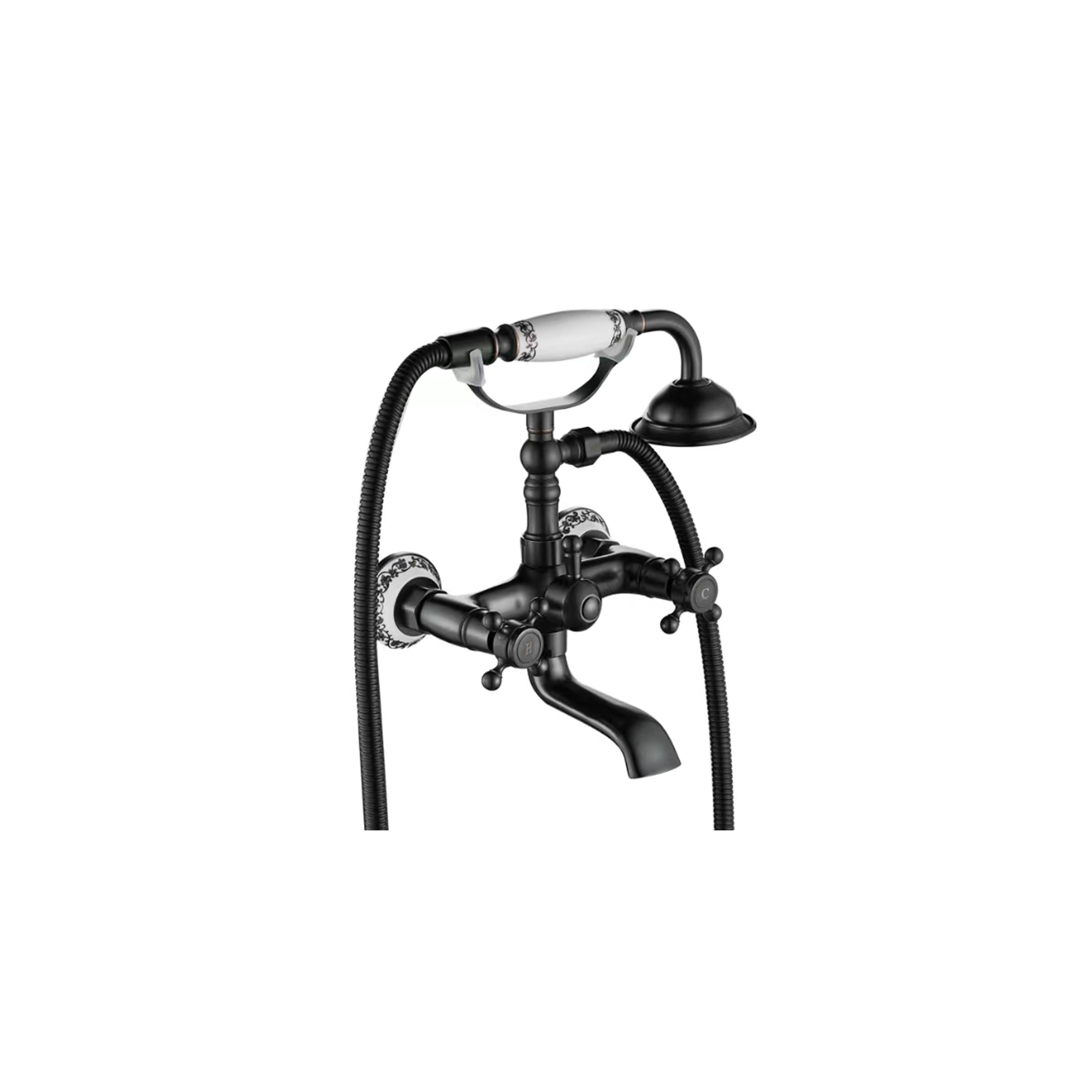 Bath faucet Rea Rustico Old Black