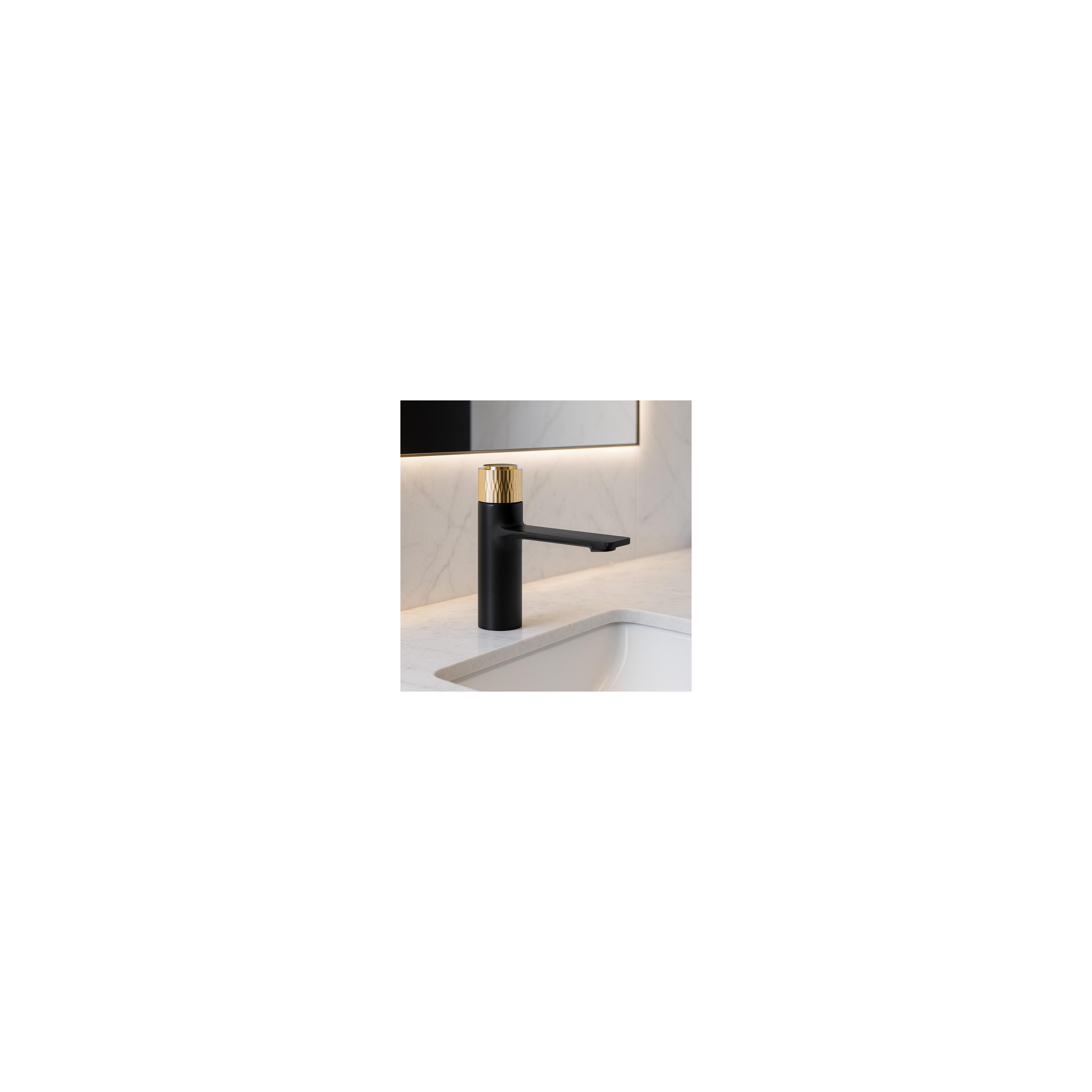 Bathroom faucet REA Storm Black Gold Low