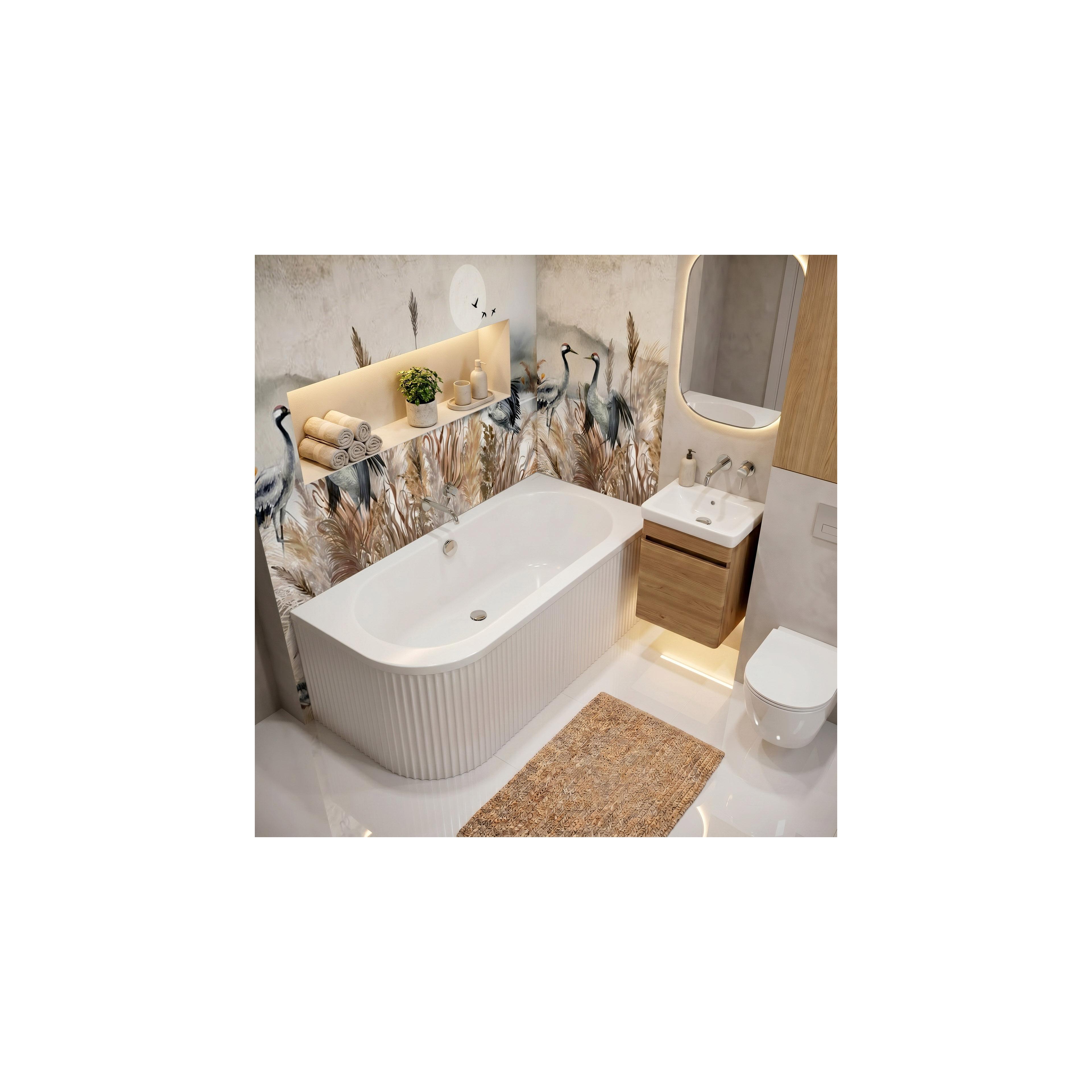 Bathtub Rea Orion Stripe Right 150cm