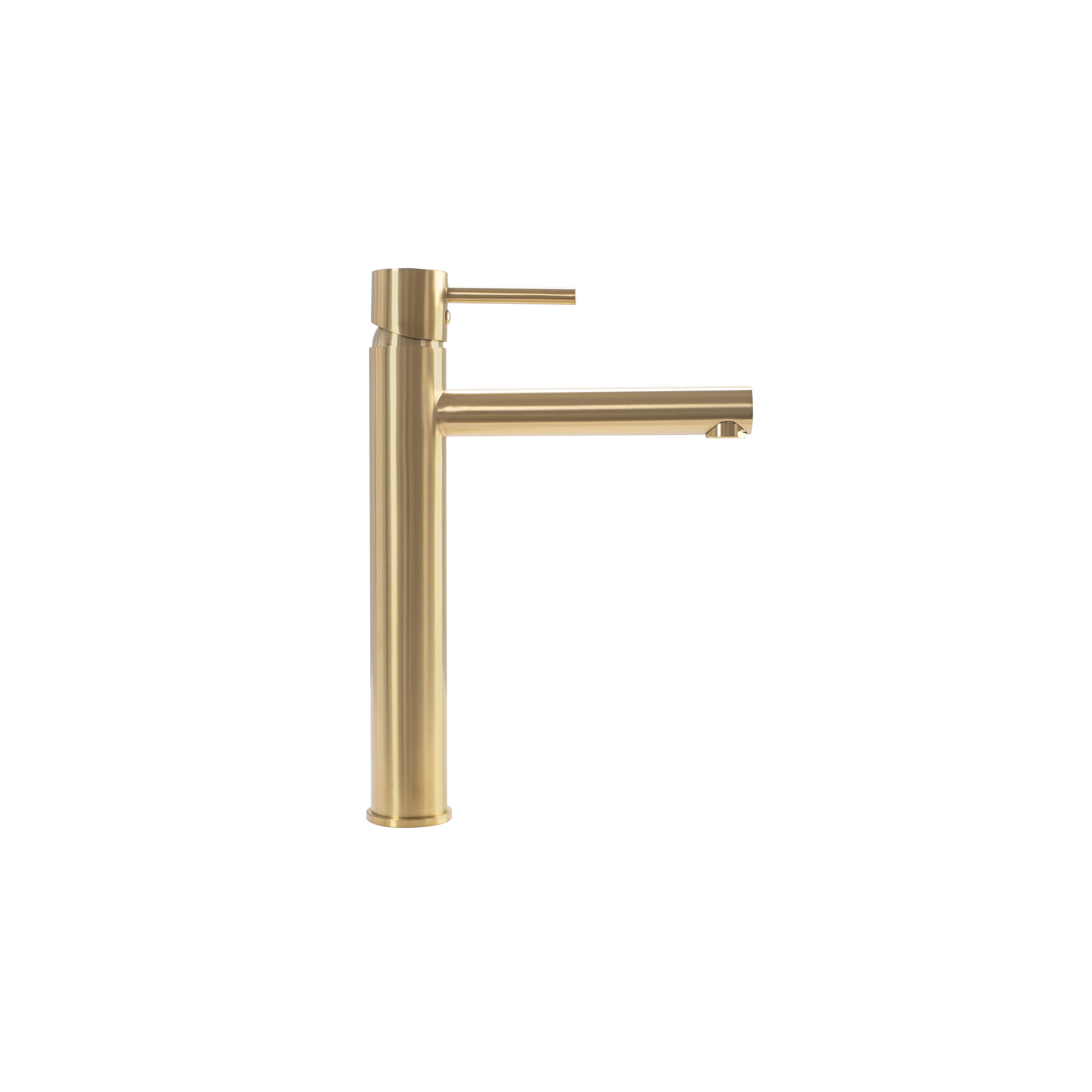Robinet de lavabo Rea Tess Brush Gold High
