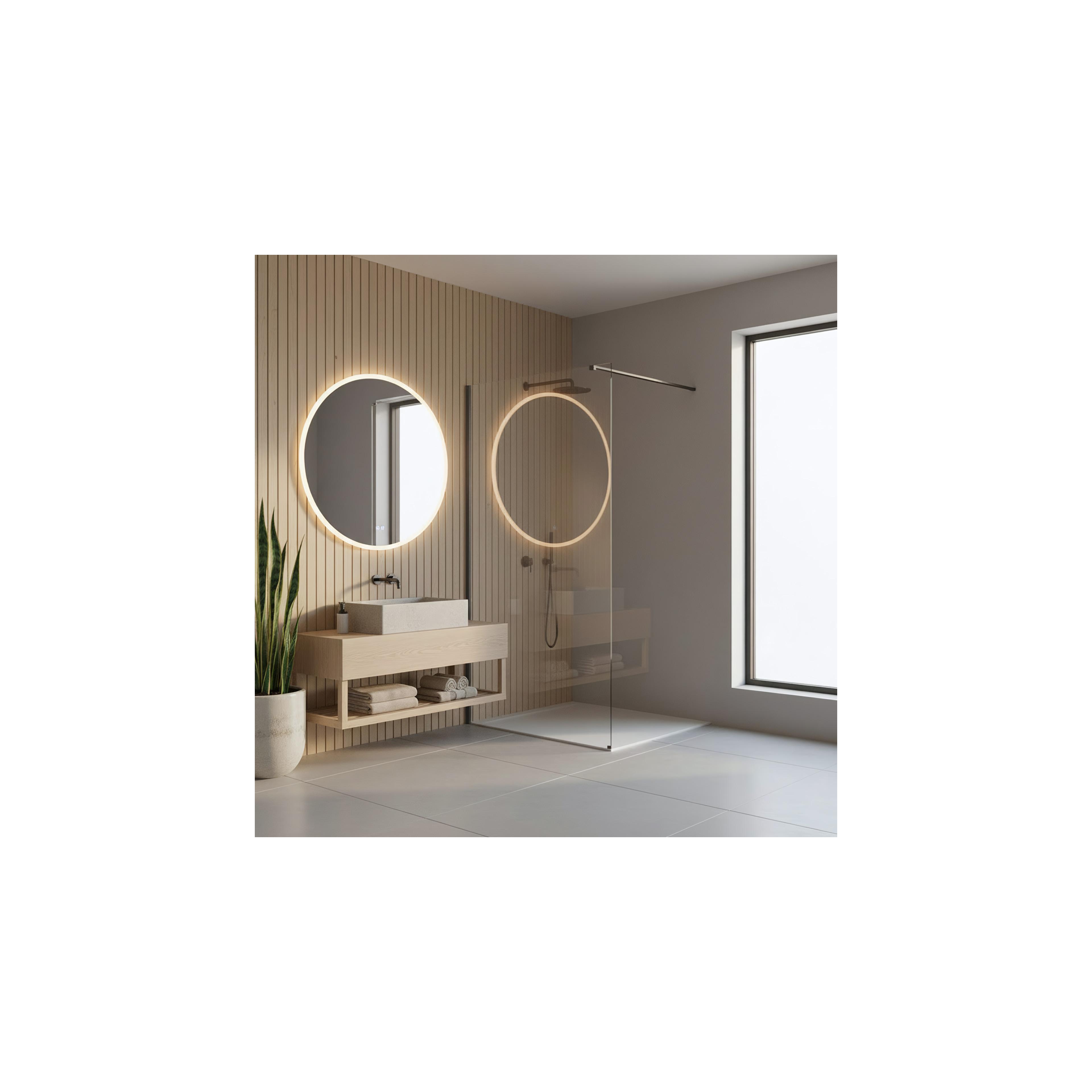 Paroi de douche Rea Flexi Transparent / Titan 70