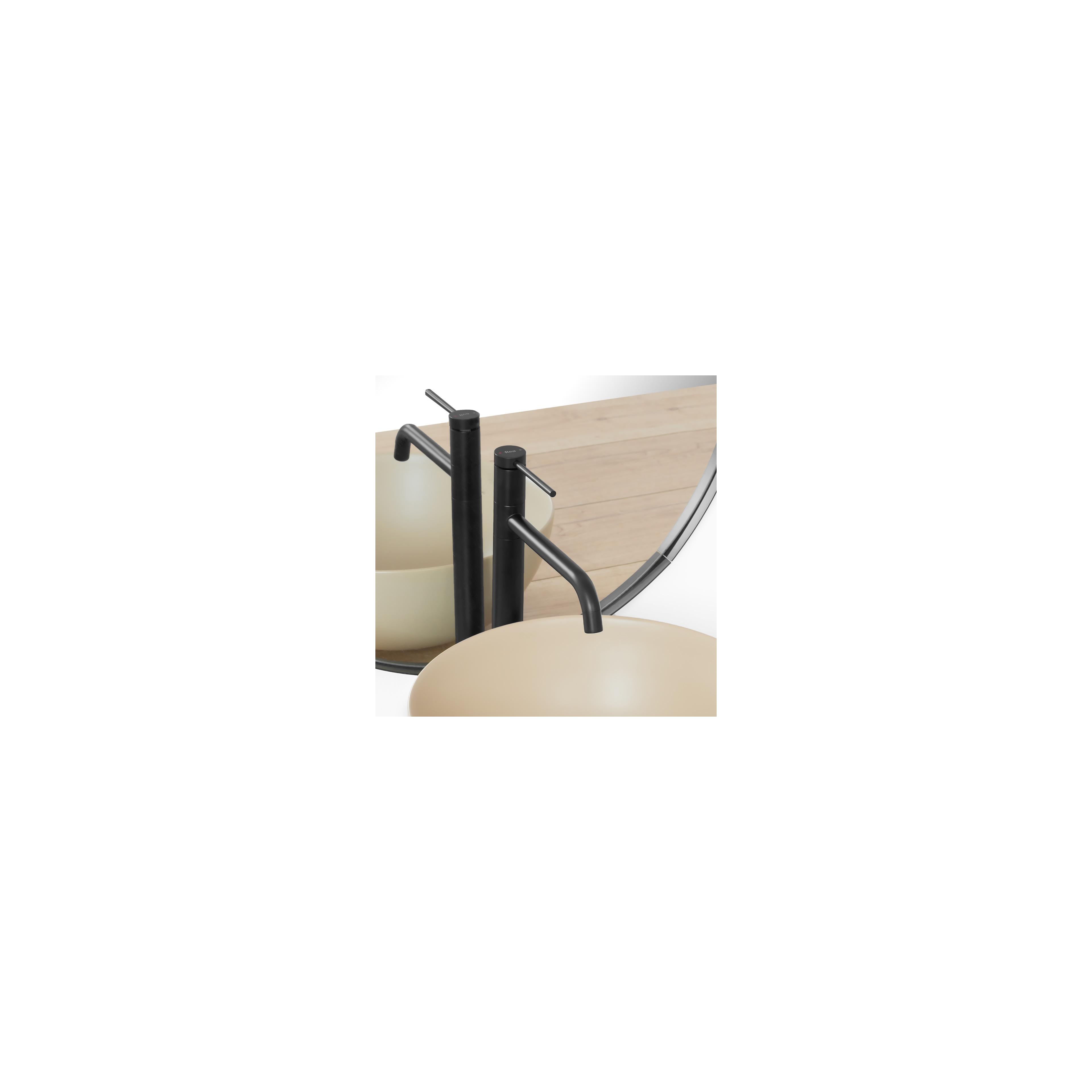 Baterie pentru baie REA Lugano Slim Black High