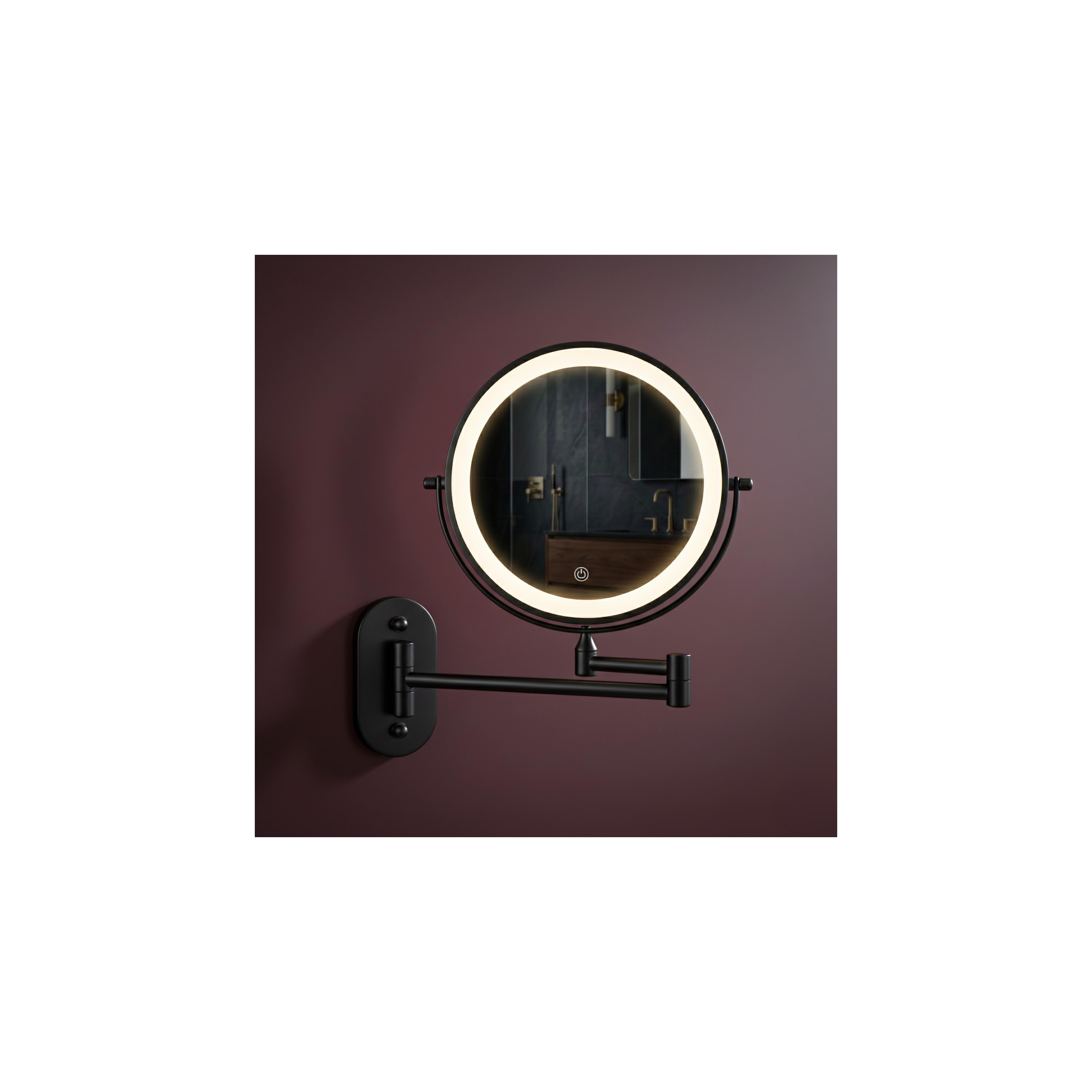 Miroir LED Glow Black