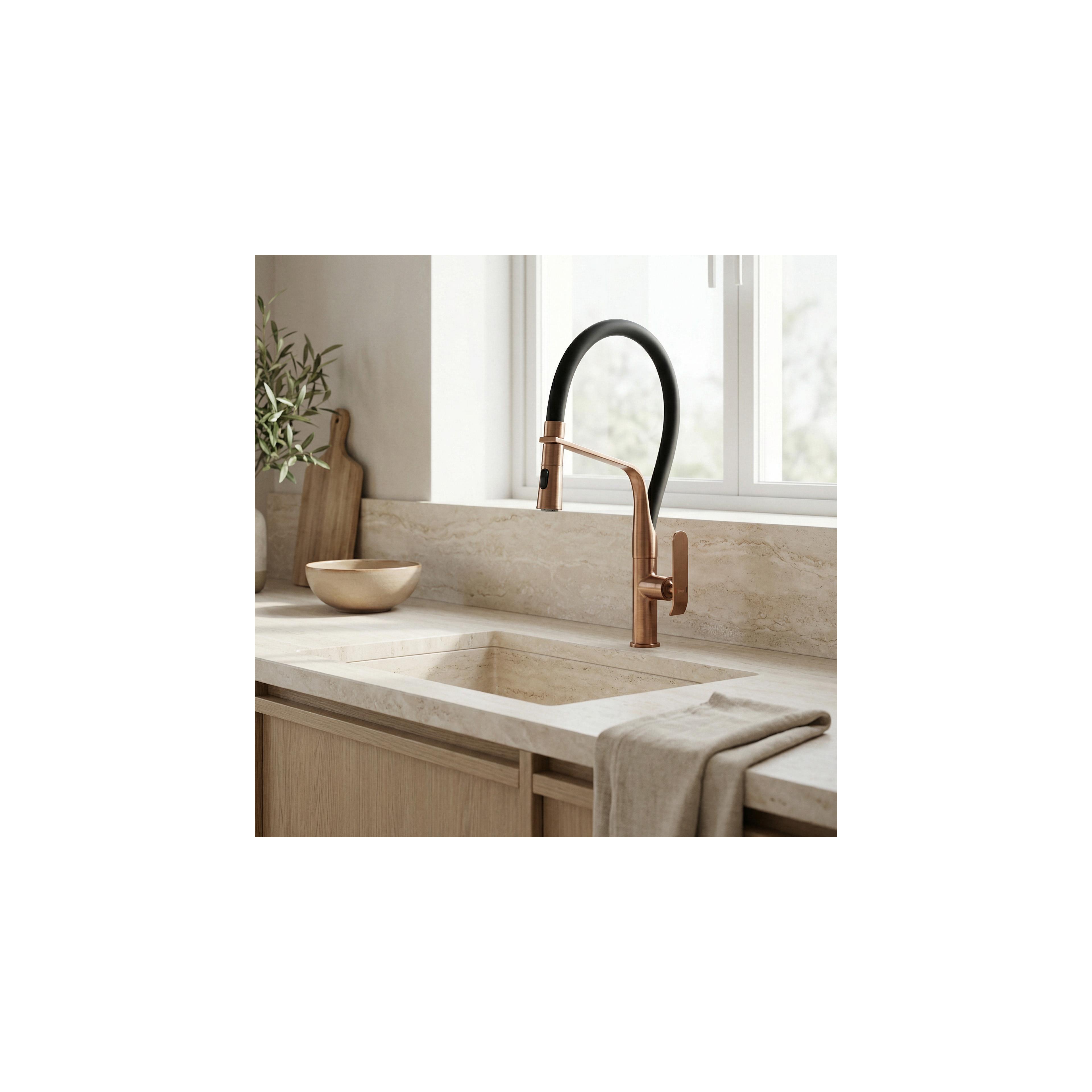 Robinet de cuisine Rea Castor Copper Brush