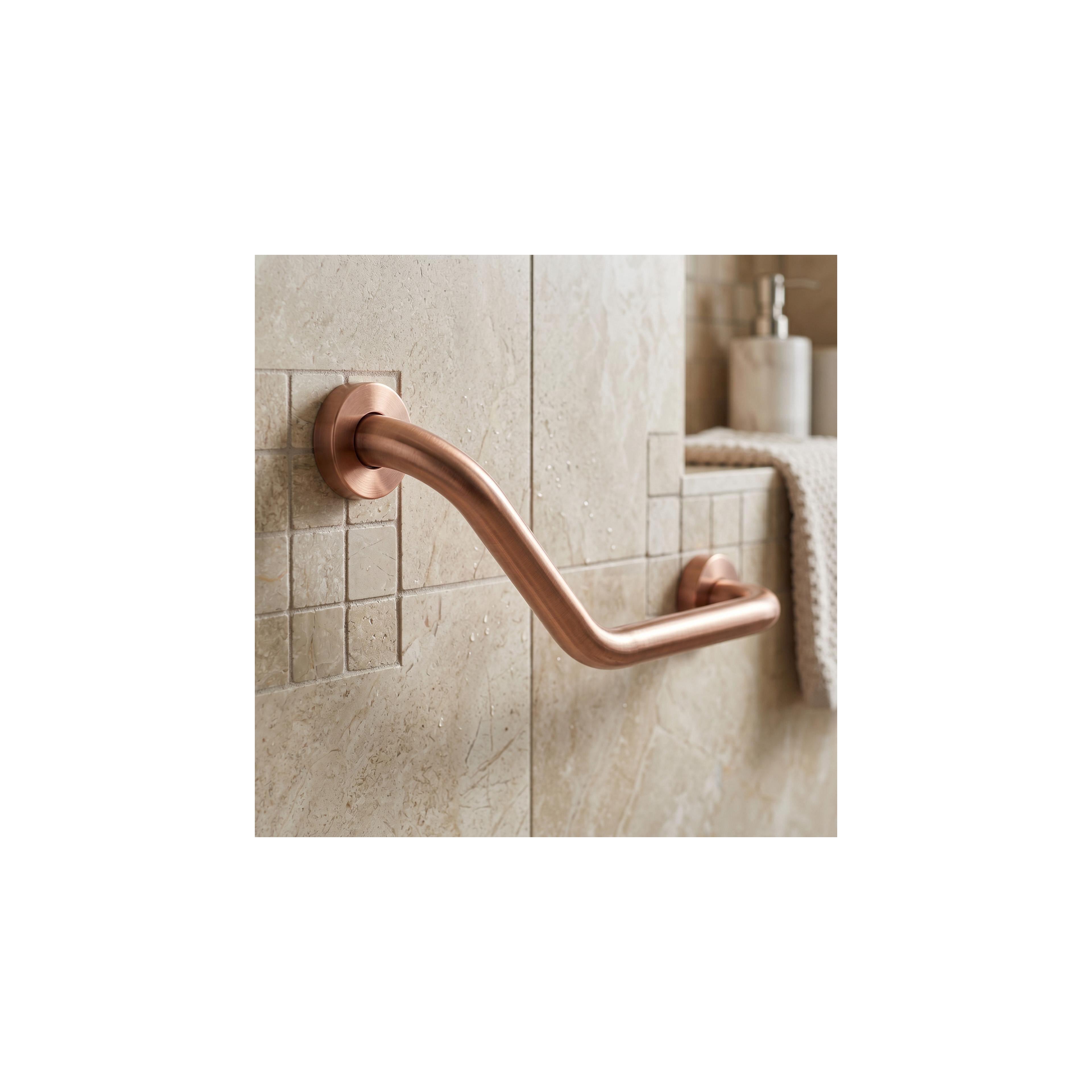 Kotna kopalniška oprijemna palica BRUSH COPPER