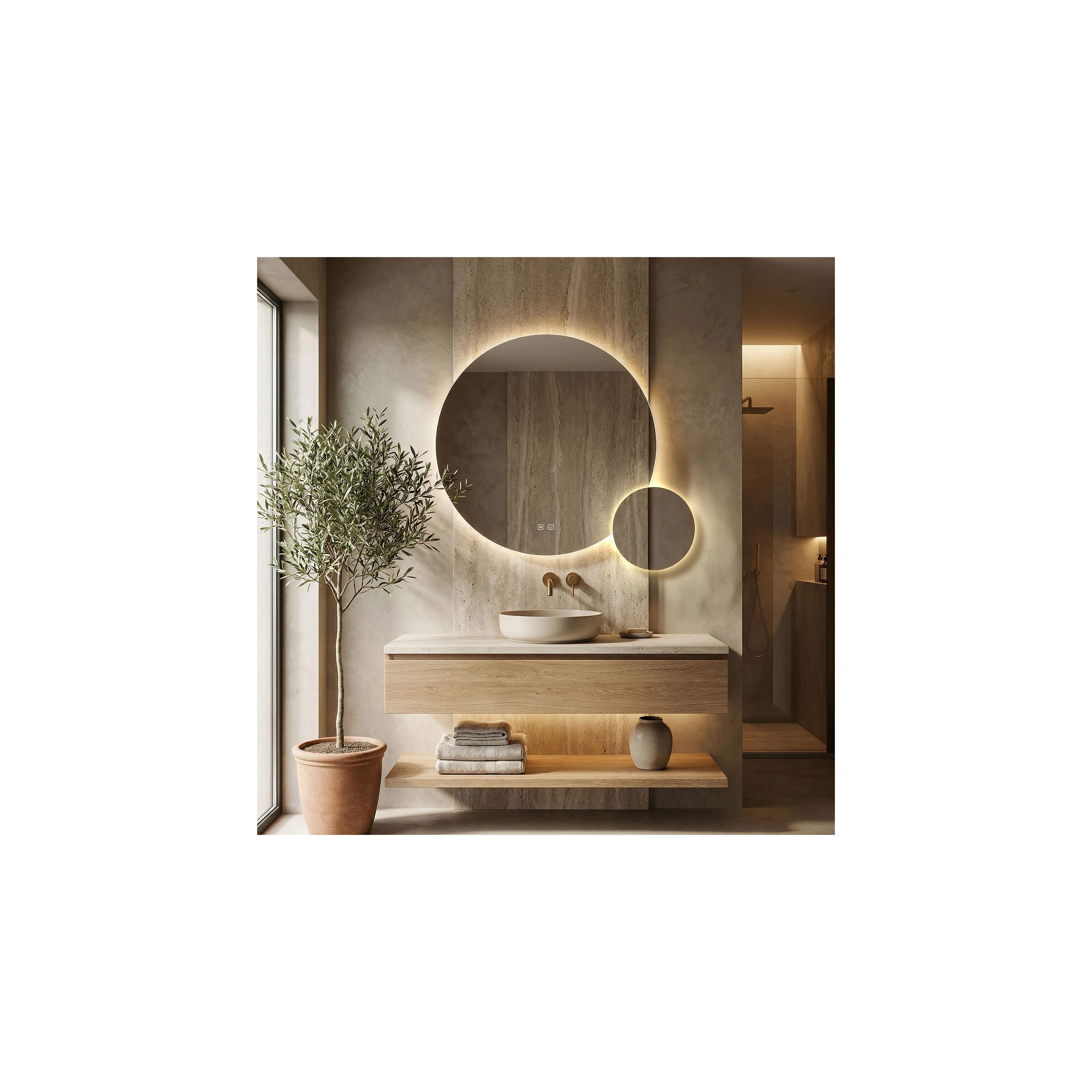 Mirror LED R-9045 90cm + 45cm