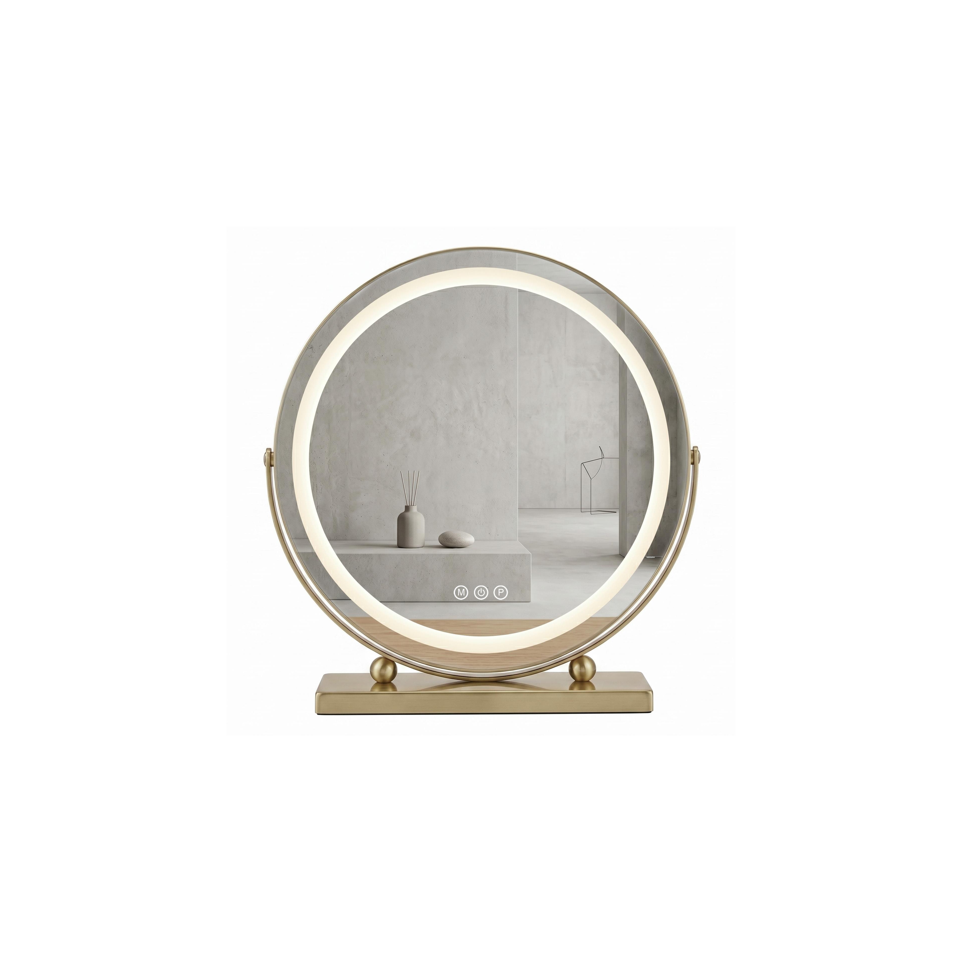 Mirror LED MAKE-UP L.Gold 50 cm