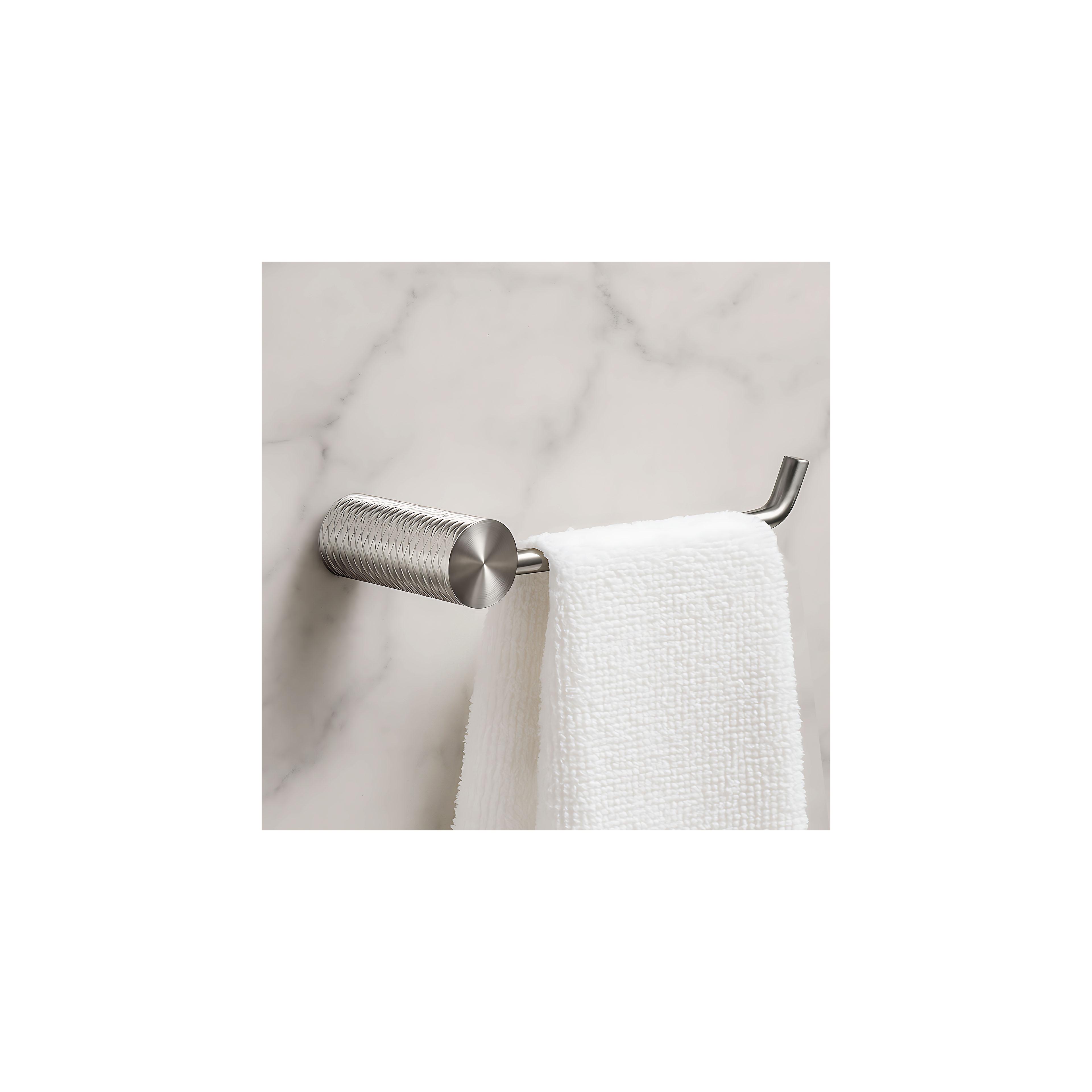 Cabide de banheiro com braço único 9711A Prism Brush Nickle