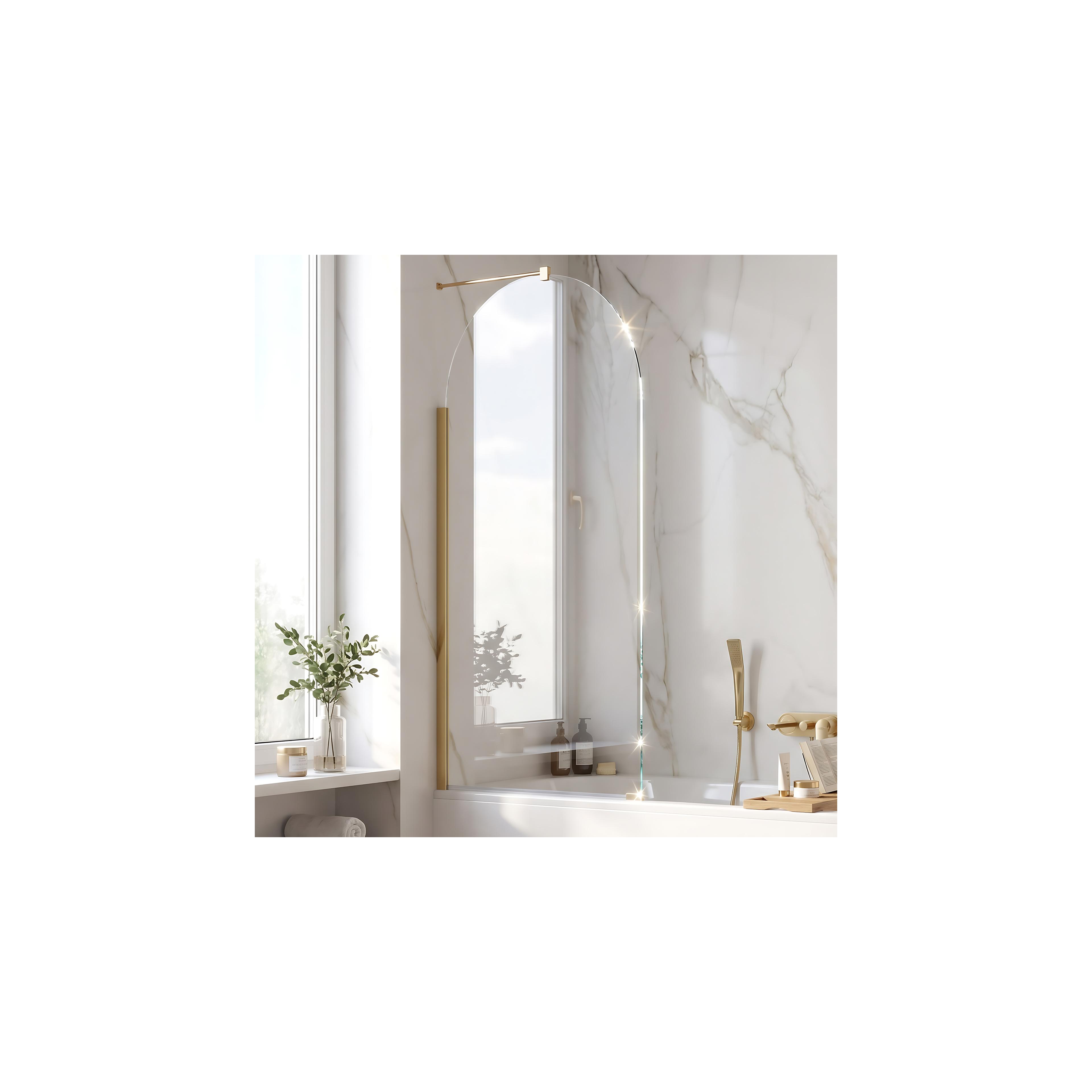 Bathtub screen Rea Travis Gold Brush 80