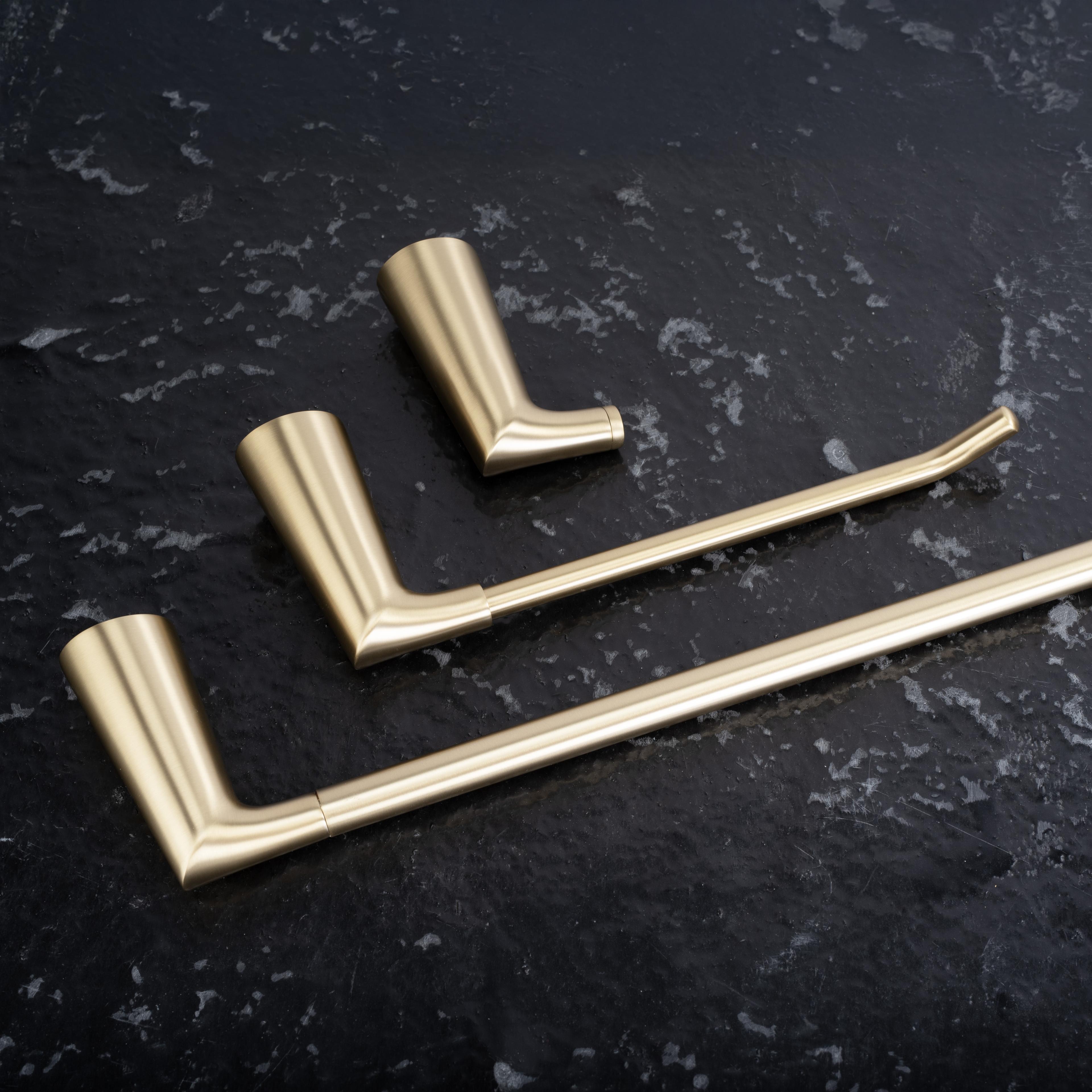 Поставка за тоалетна хартия 16205 VIBE Brush Gold