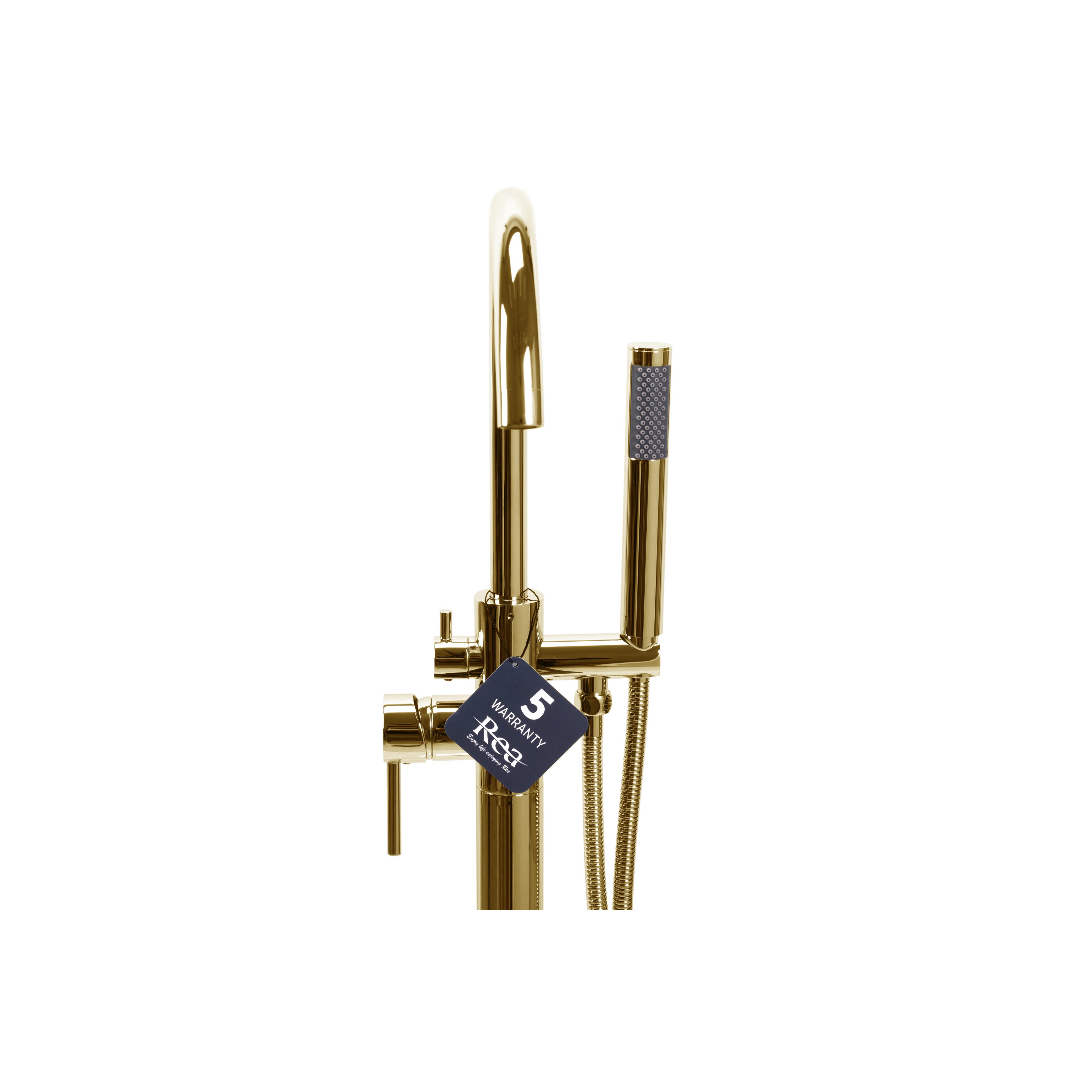 Rea MONO Gold vannas jaucējkrāns Hroms