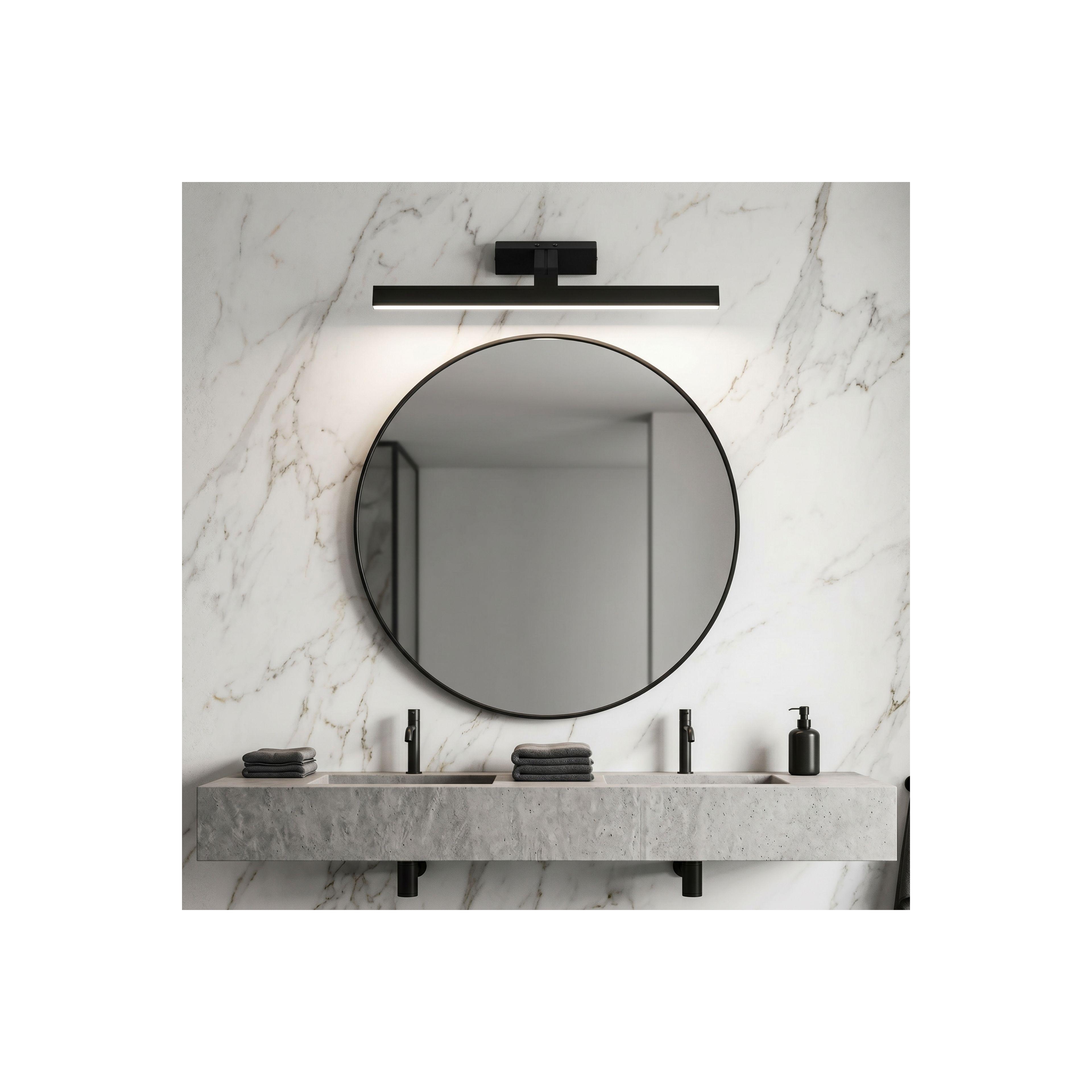 Vannitoa seina LED-valgusti SWE011-1W 58cm BLACK