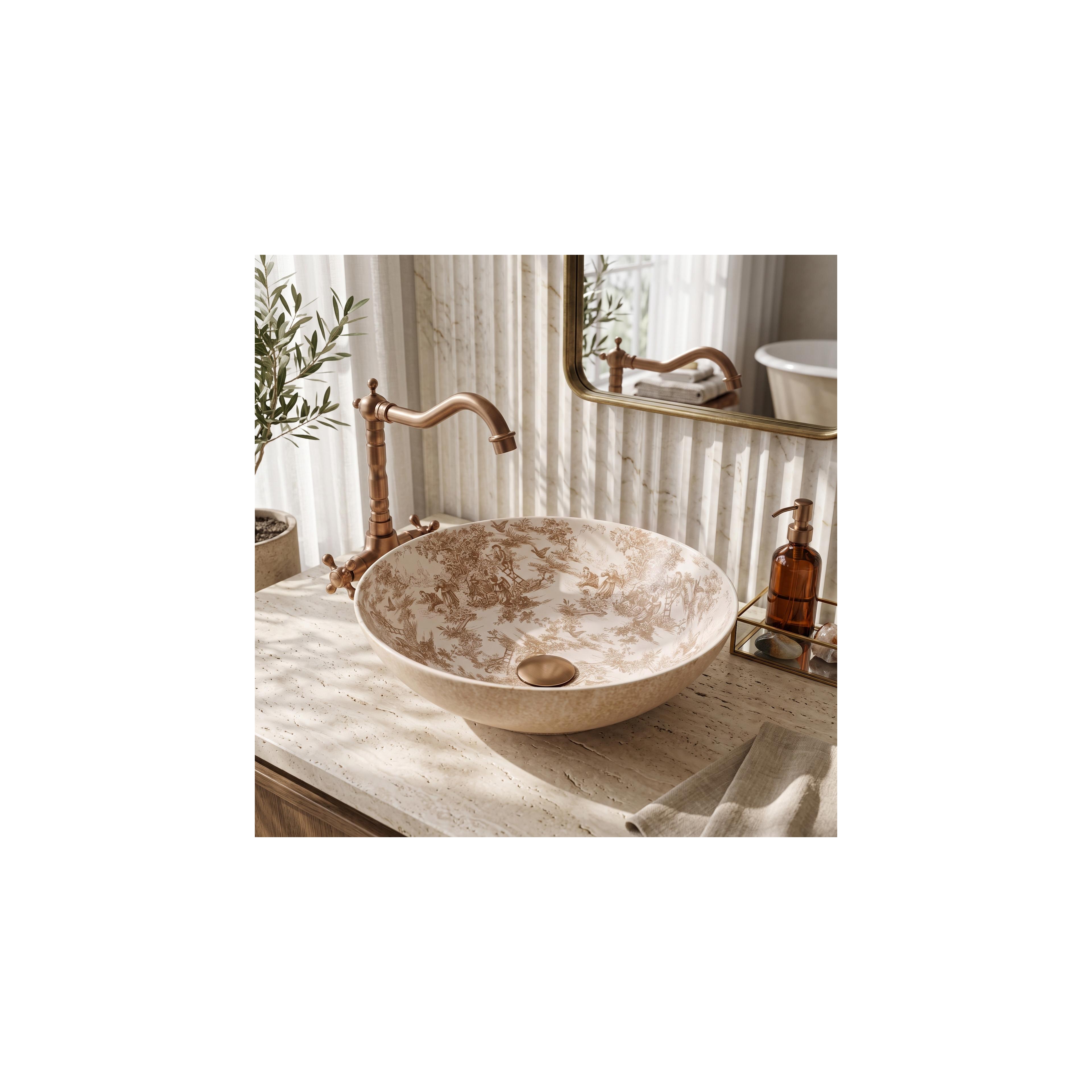 Countertop Basin Rea Juliana Brown