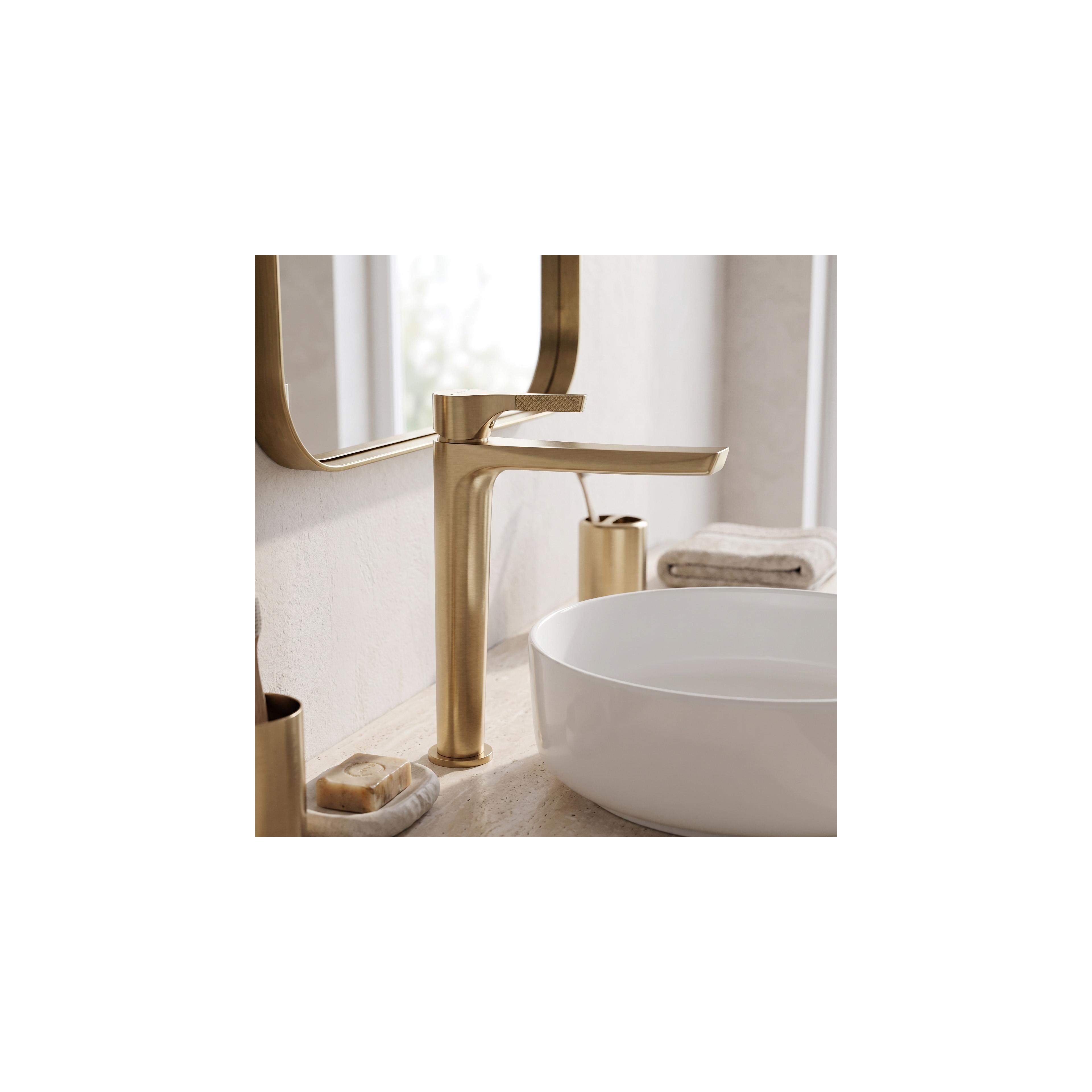 Umyvadlová baterie PREMIUM REA Maxim Brush Gold High
