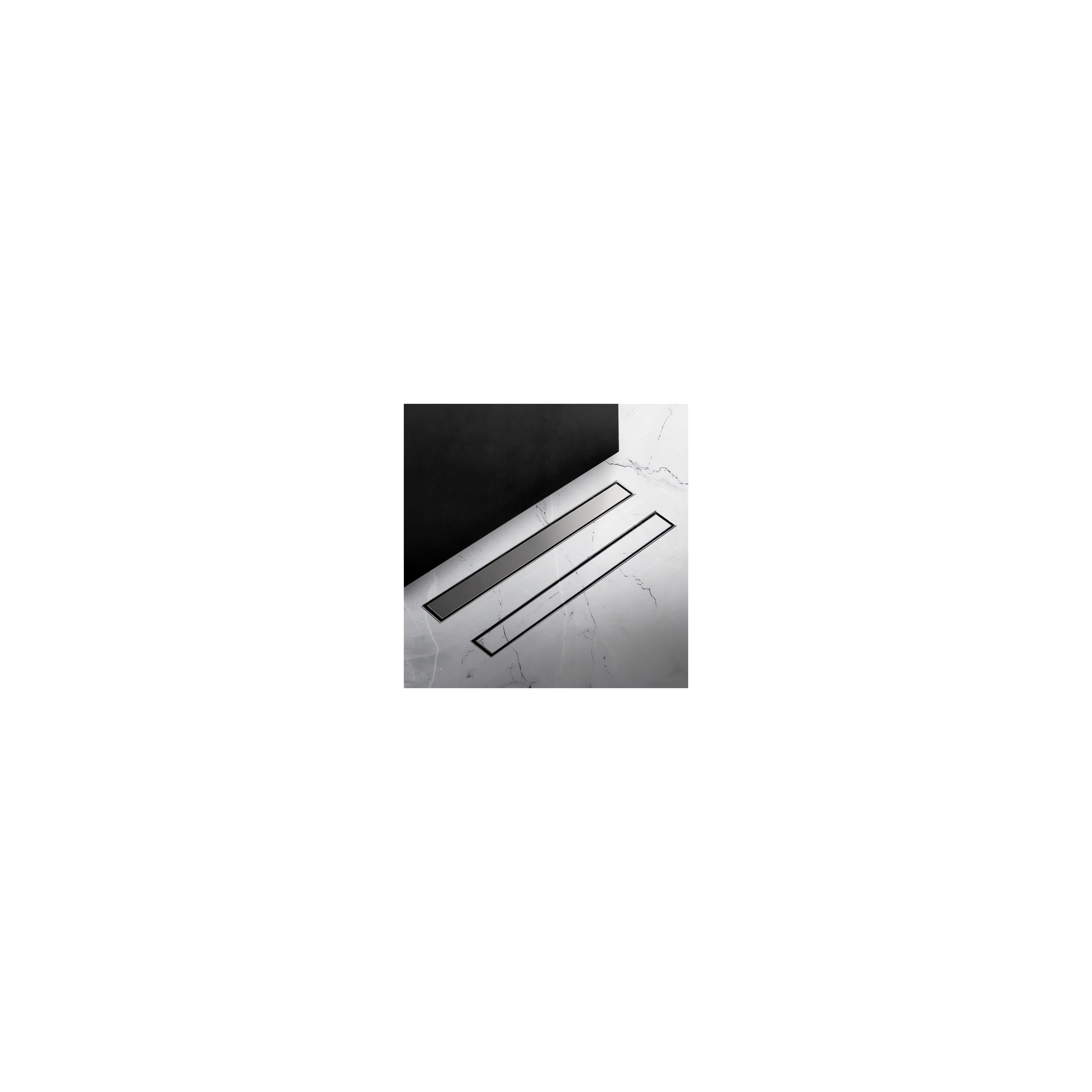 Linear drainage REA NEOX PRO Nickiel Brush 100
