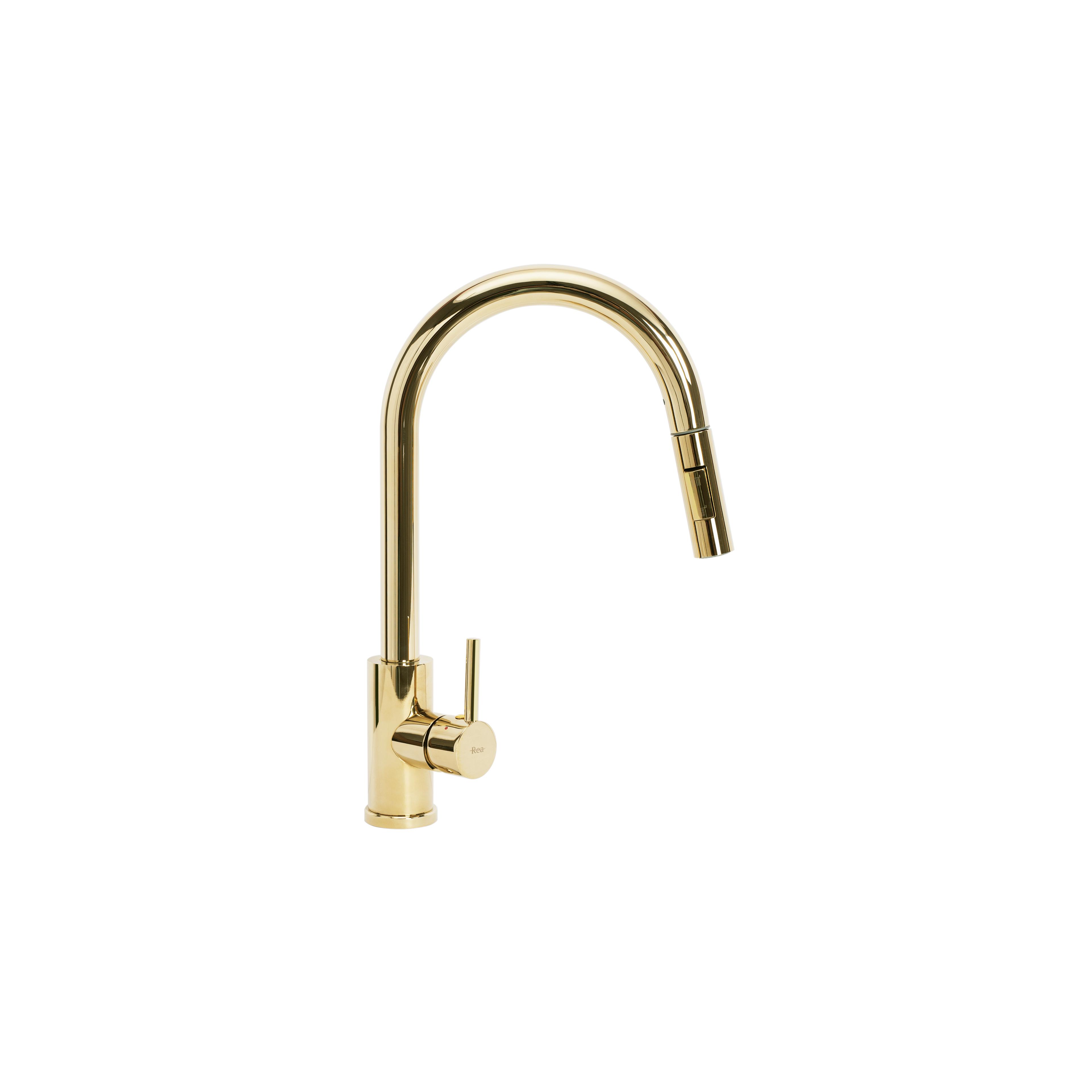 Maišytuvas virtuvės Rea Fresh  gold
