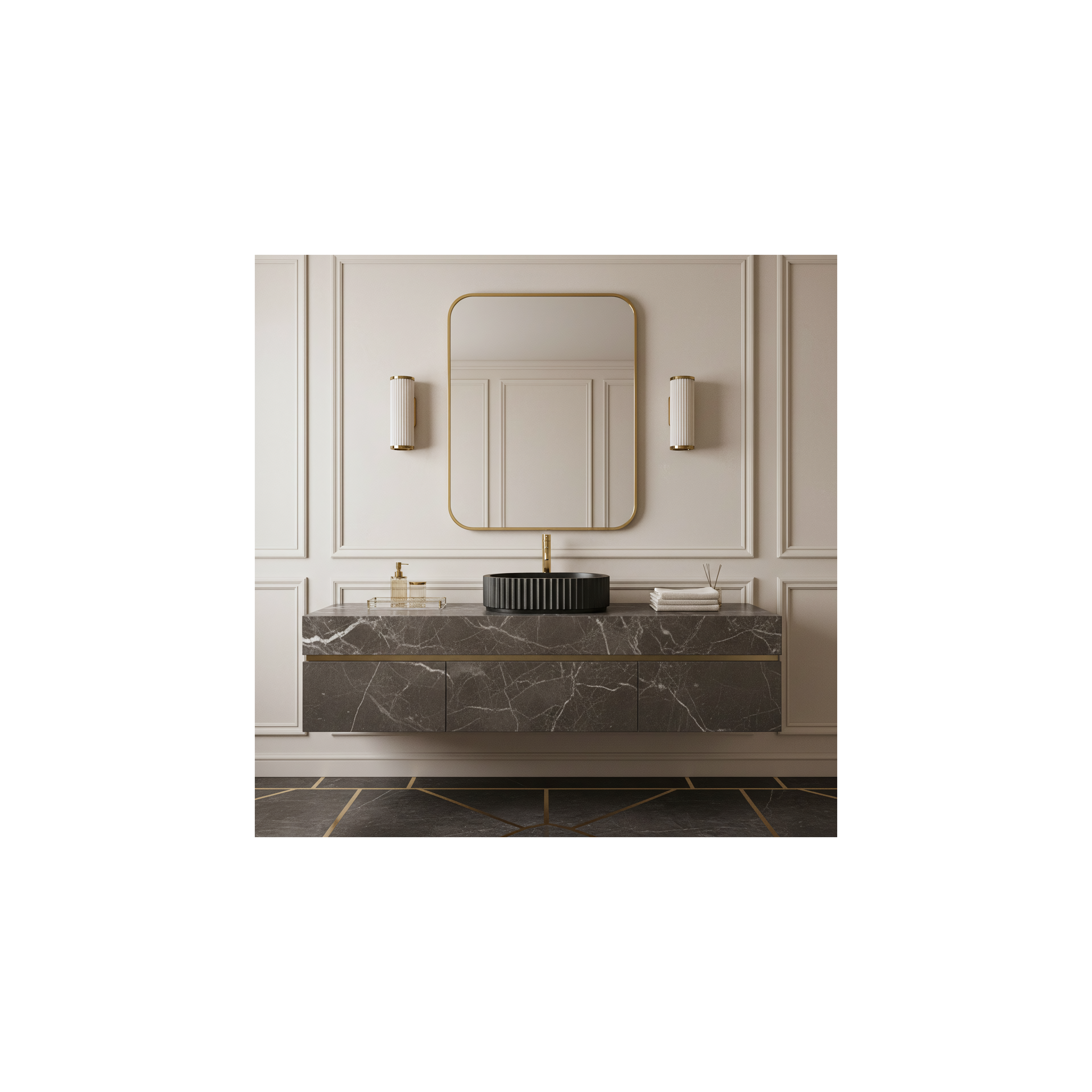 Countertop Basin Rea Margaret Black