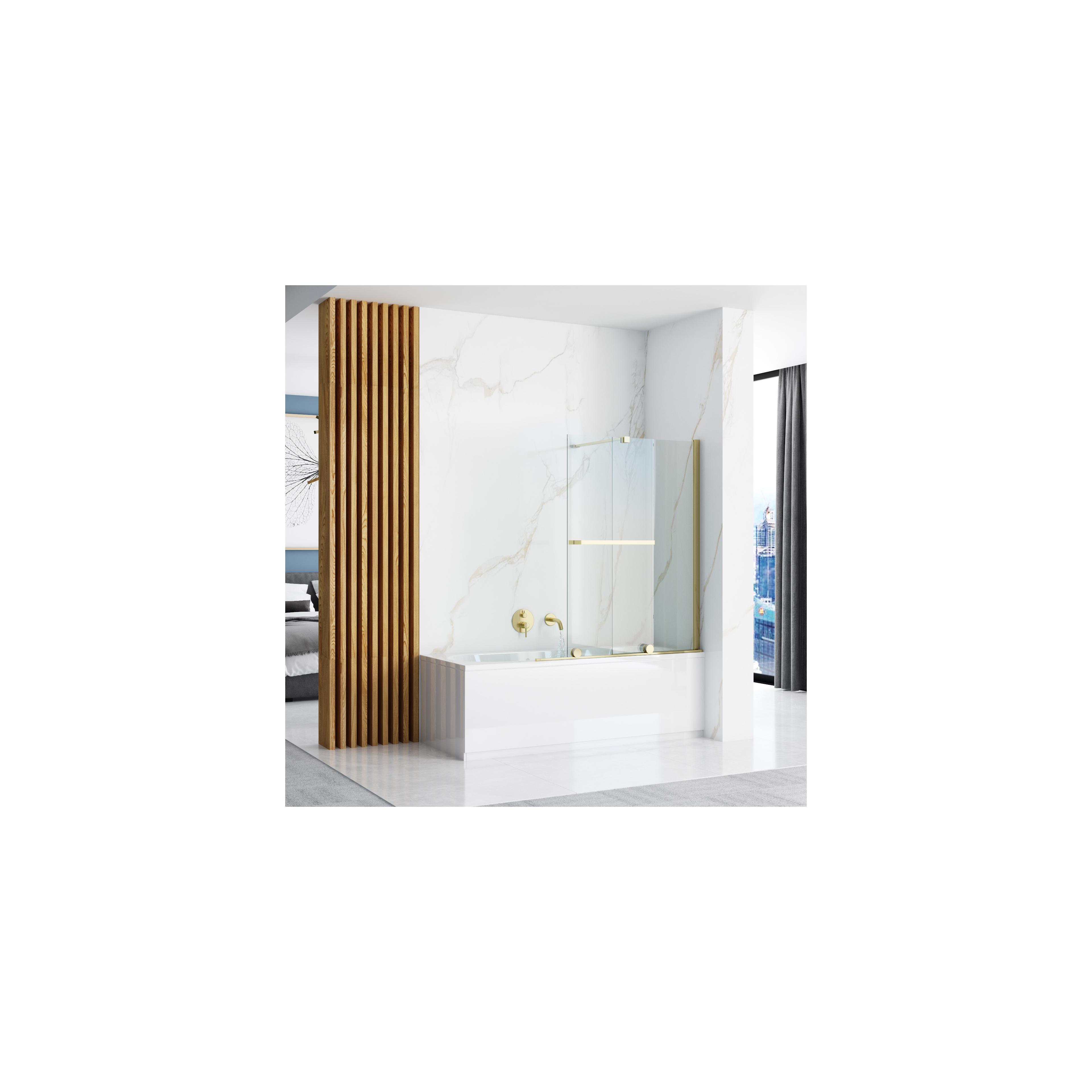 Pare-baignoire Rea Fabian Gold 100