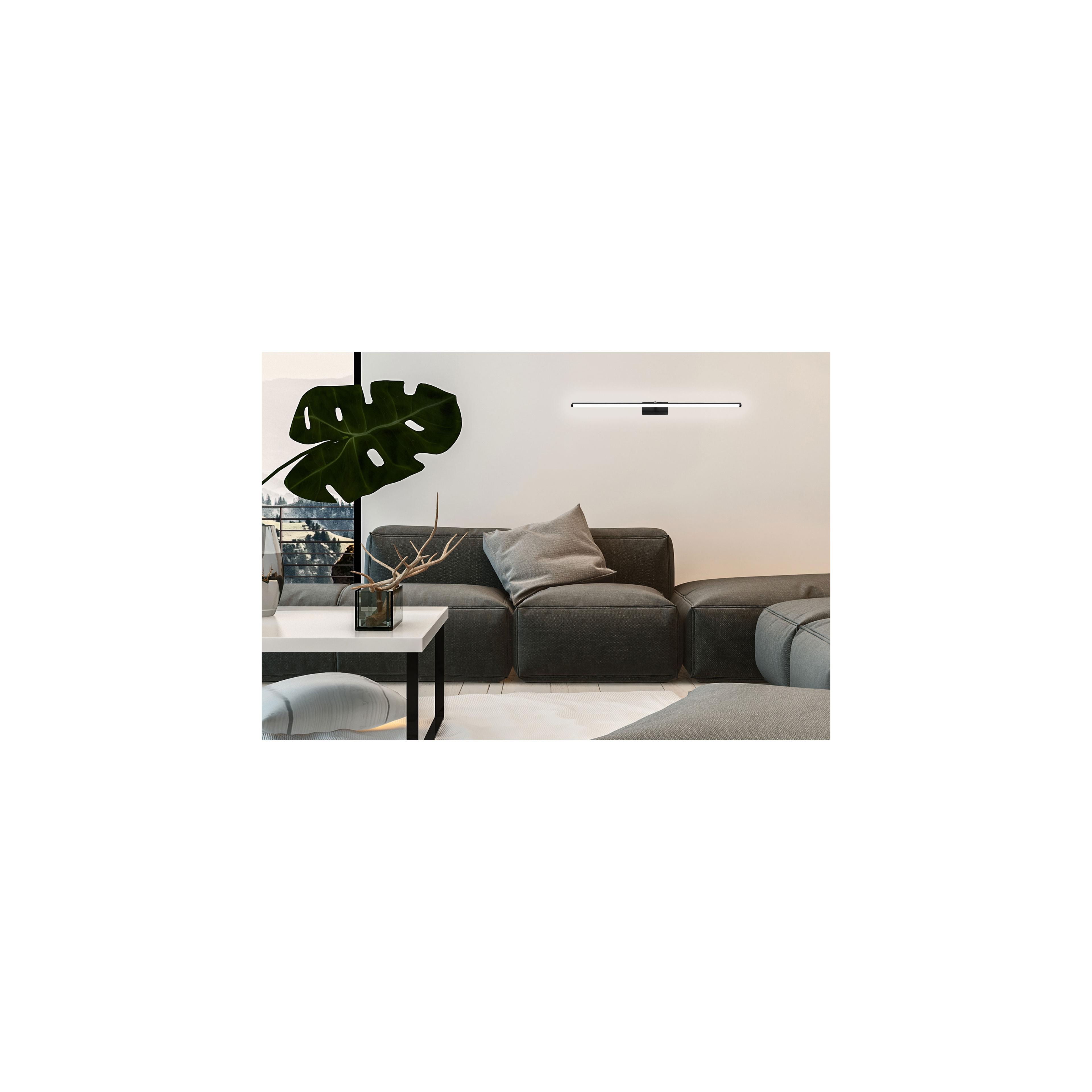 LED KOPALNICA STENSKA SVETILKA NAD OGLEDALOM 12W 50CM APP373-1W ČRNA