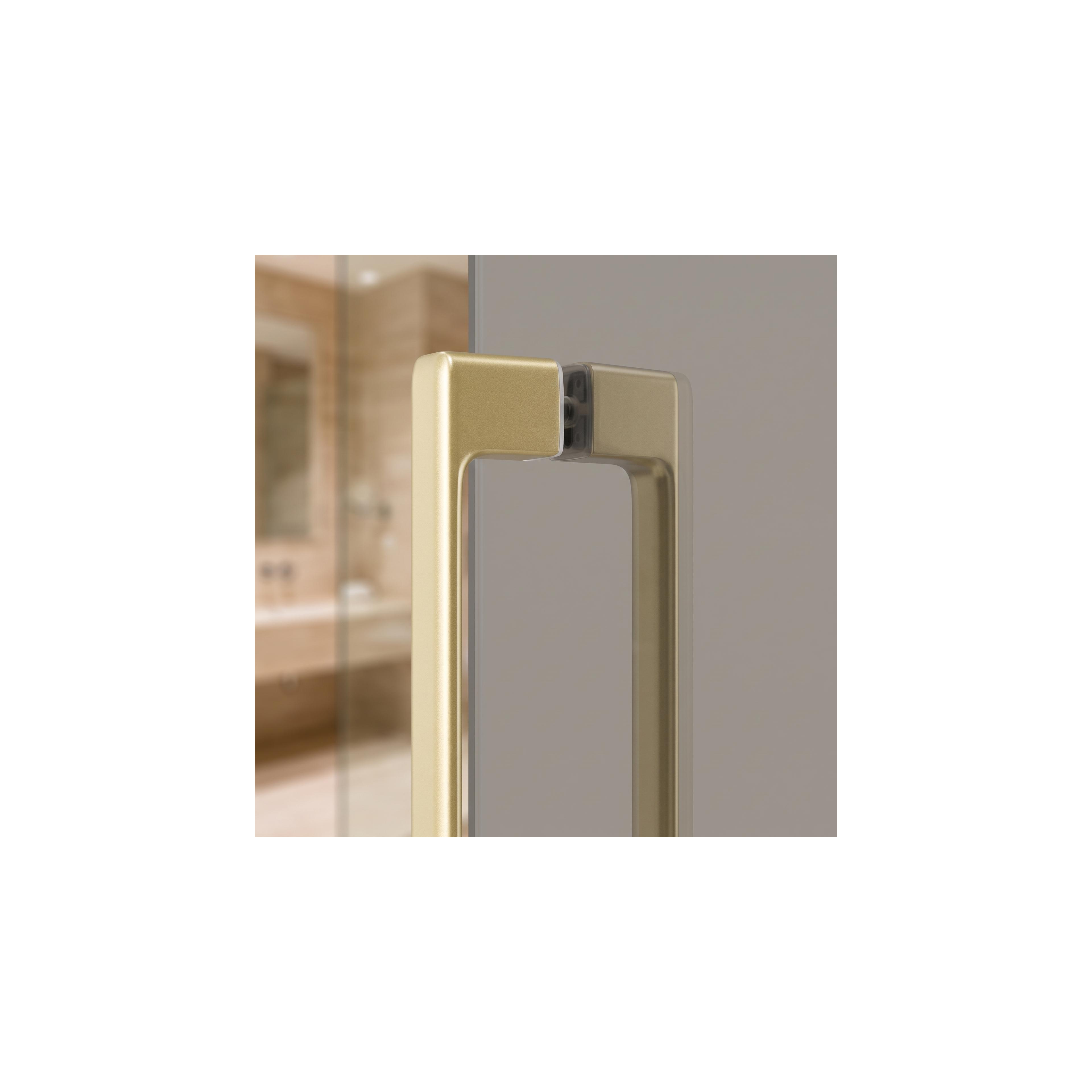 Tirador para puerta de ducha Rea 02 Brushed Gold