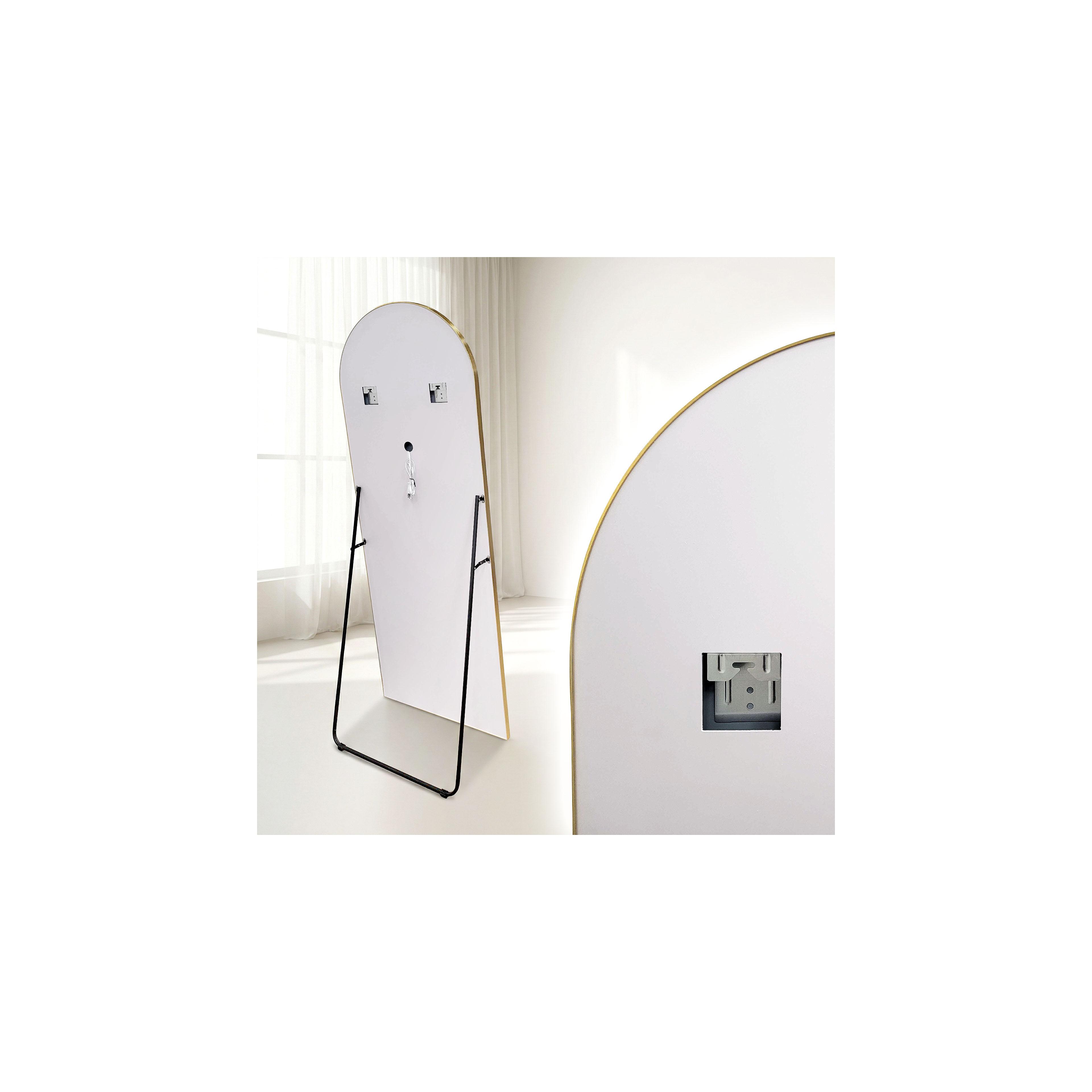 Miroir LED Orbit 60x170cm Brush Gold