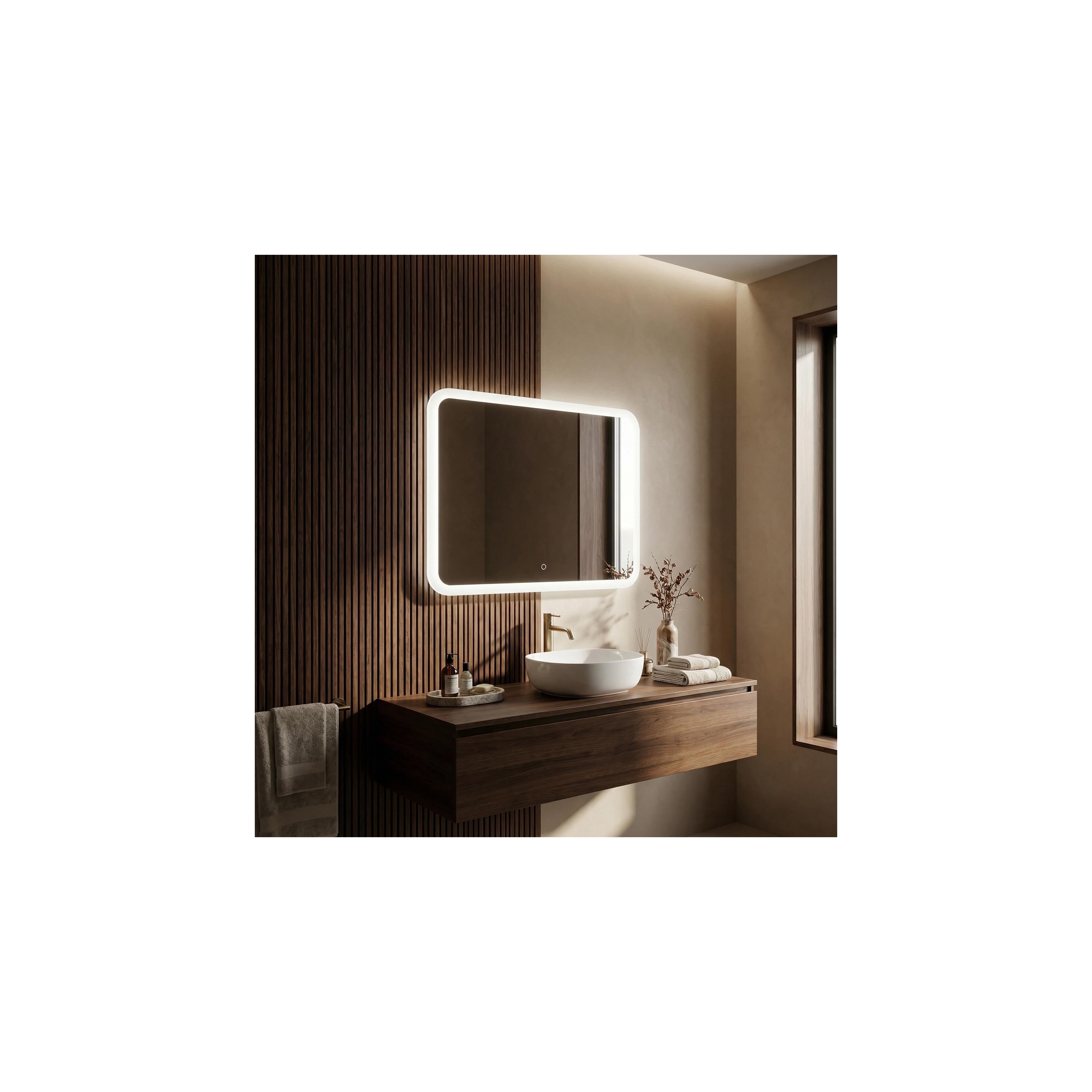 Mirror LED 80x60cm TOP-3
