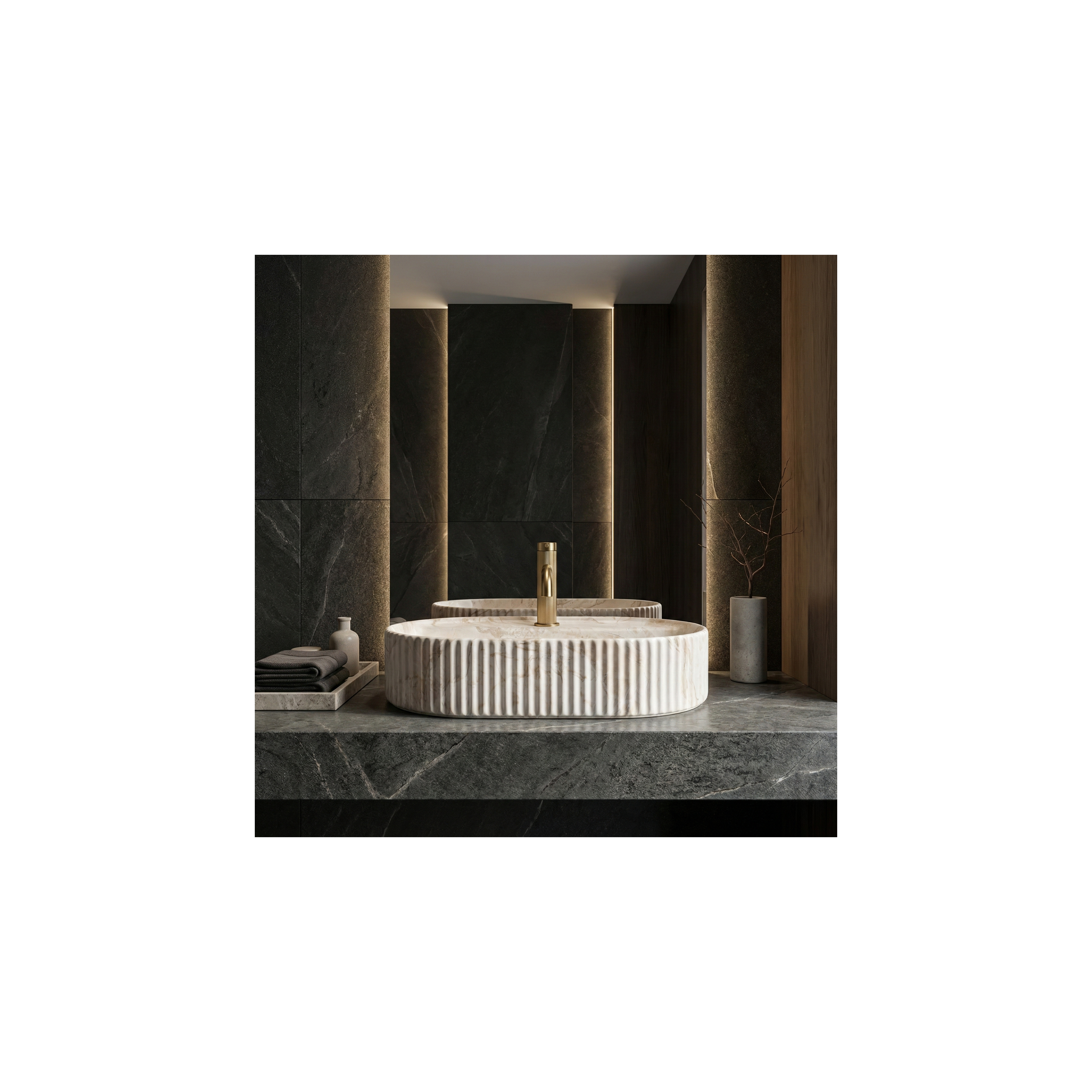Countertop washbasin Rea Marcela 60 Saturn