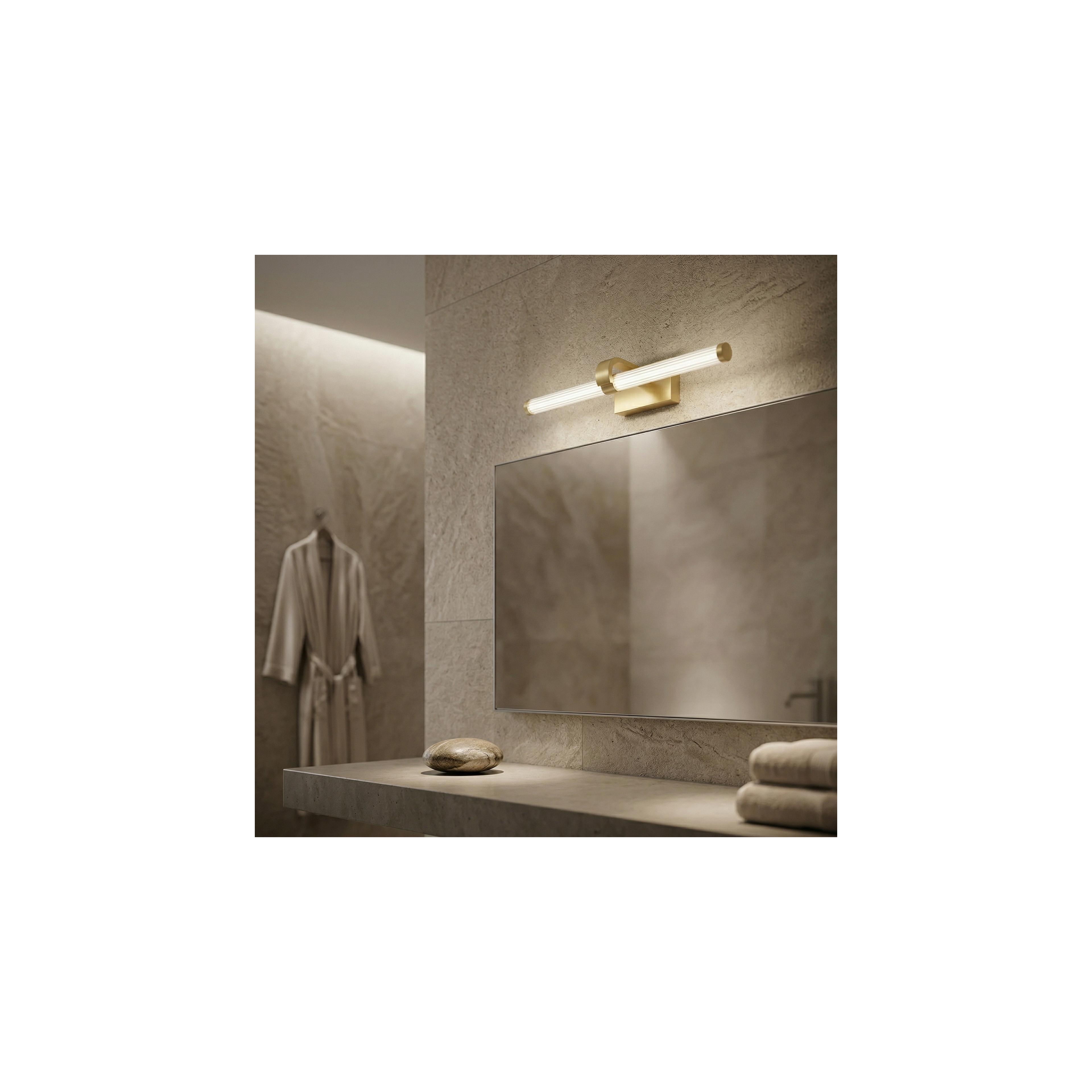 Bathroom LED wall sconce APP1885-1W 40cm BRUSH GOLD