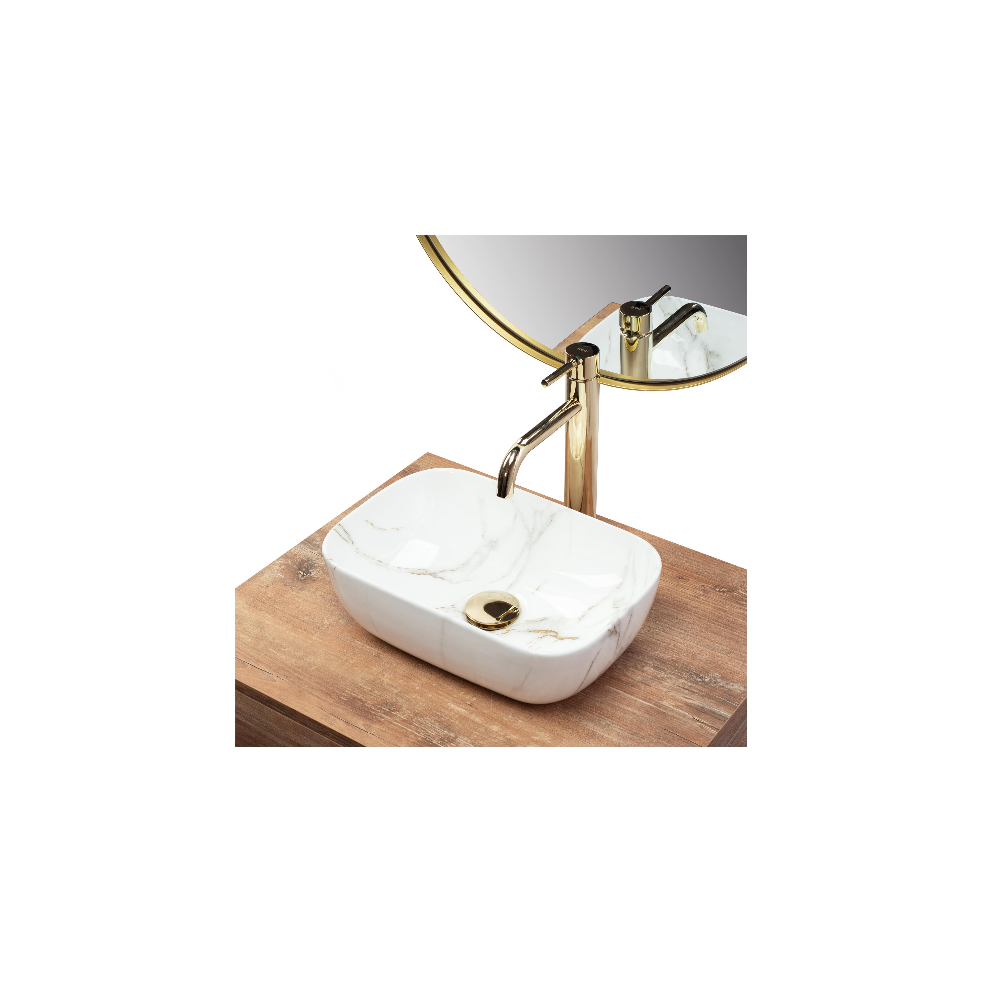 Countertop Basin REA Belinda Mini Shiny Aiax