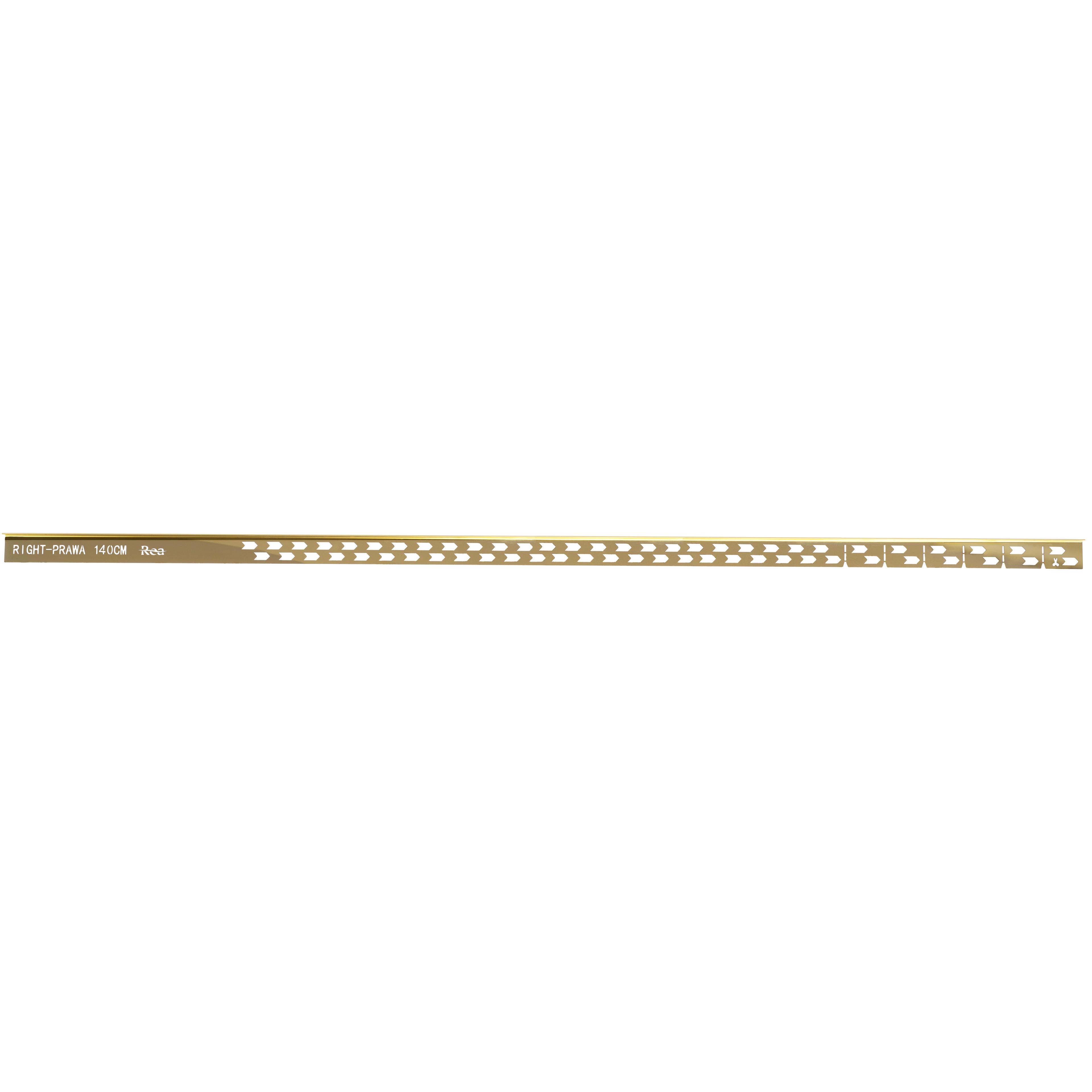 Letva za tuš kabinu 140cm Gold