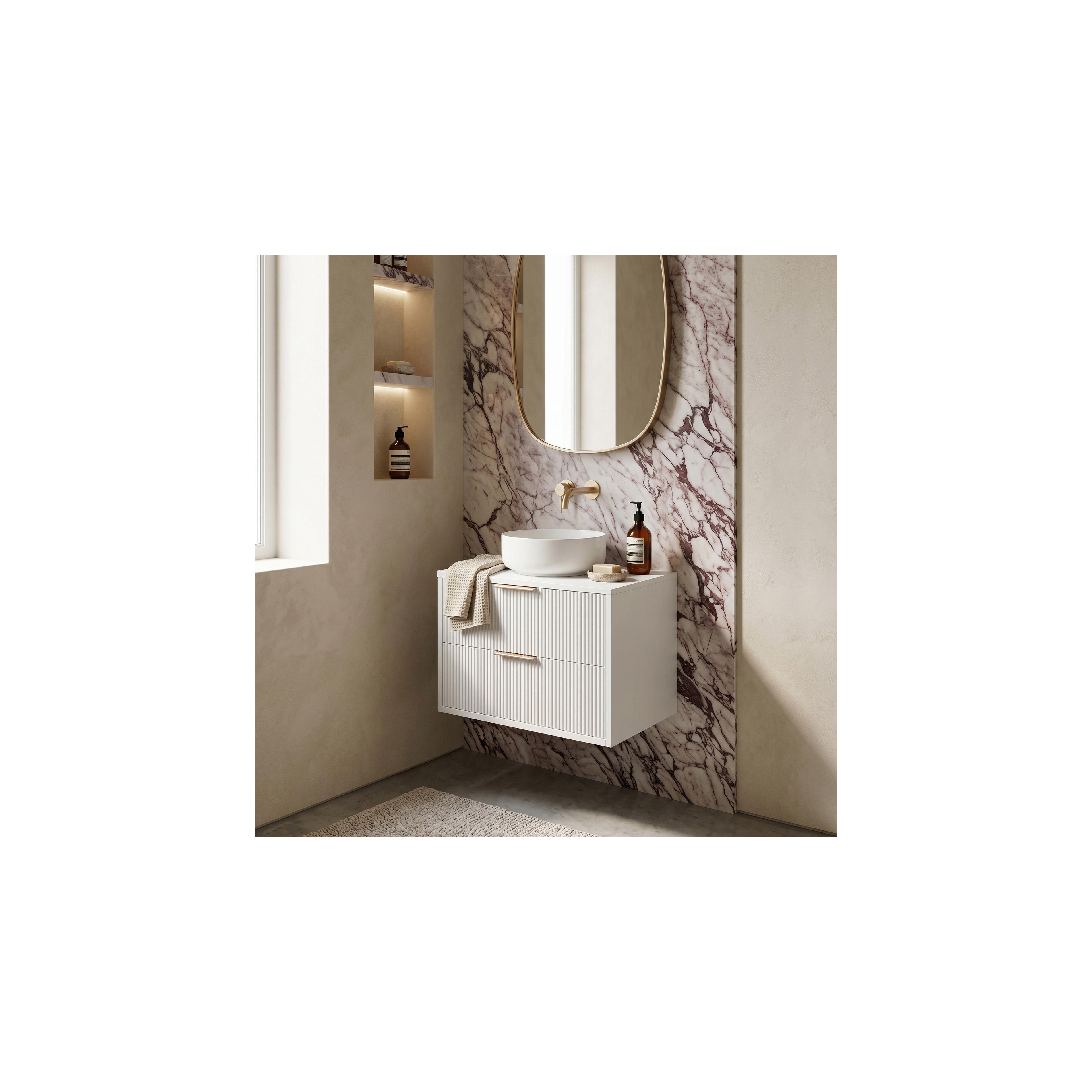 Bathroom vanity cabinet Rea Mono 60cm White