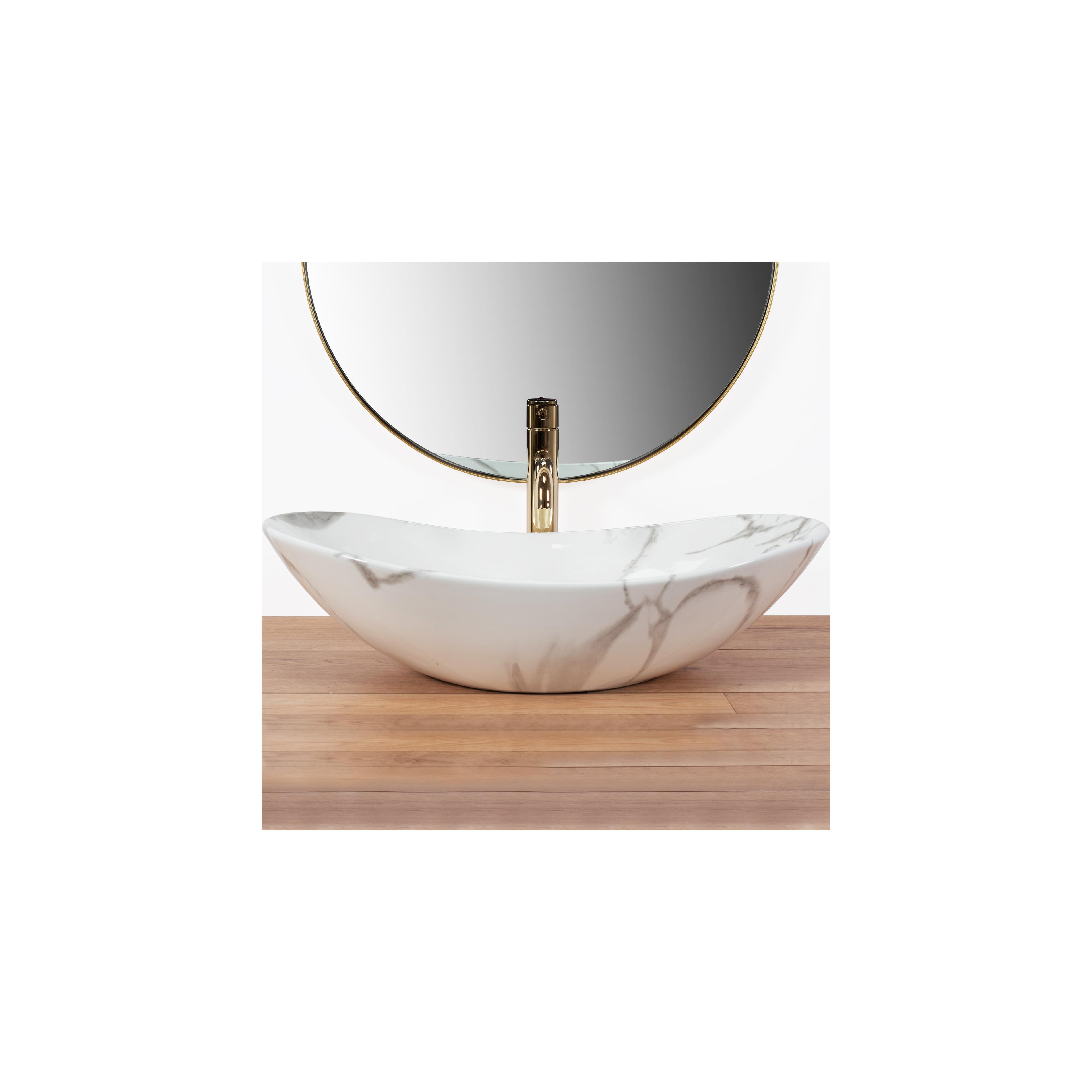 REA Royal Marmo Shiny Countertop valamu