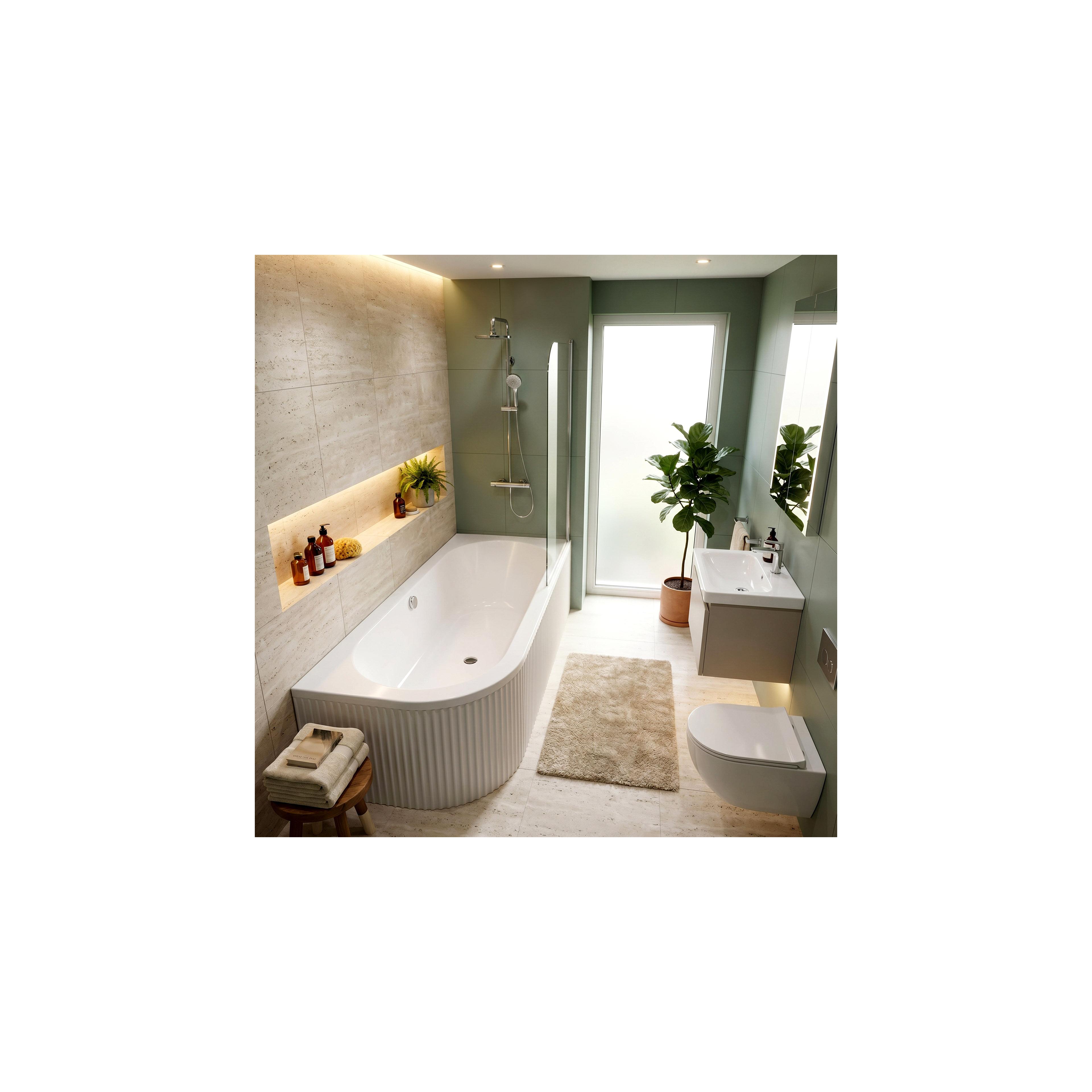 Bathtub Rea Orion Stripe Right 170cm