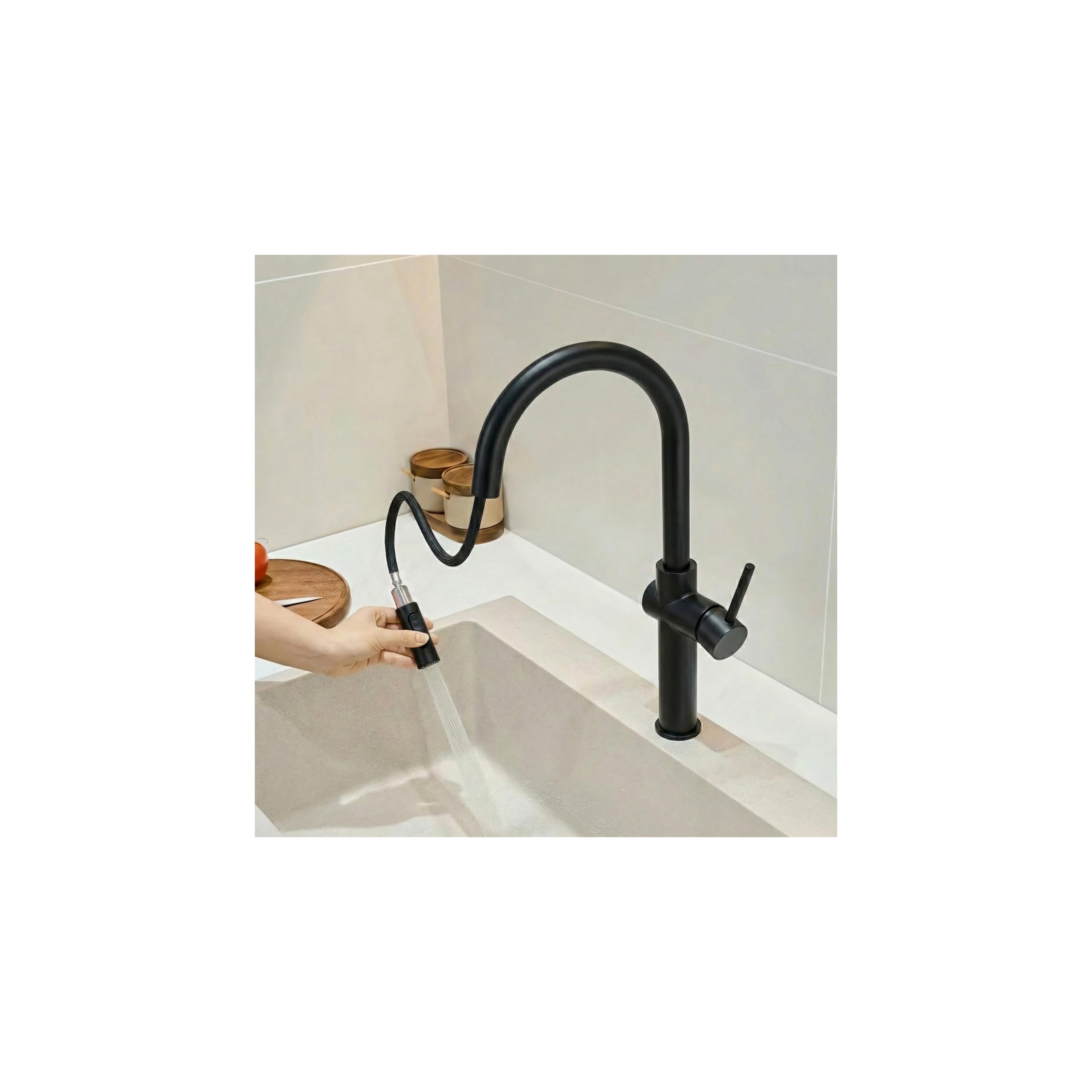 Robinet de cuisine Rea Fresh High Black
