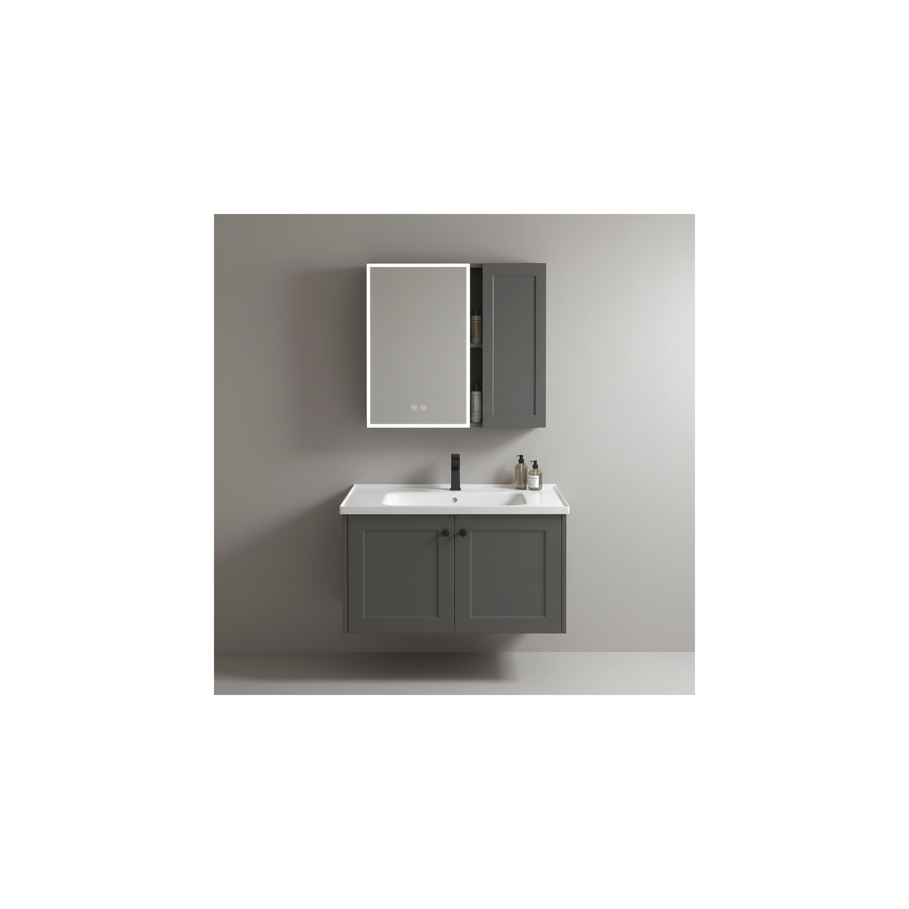 Set kupaonskog namještaja s umivaonikom Monti 60cm Grey